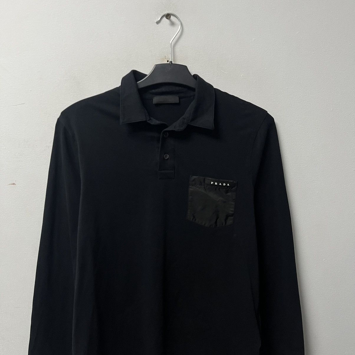 Prada Prada Red Tab Polo Longsleeve Size US M / EU 48-50 / 2 - 4 Thumbnail