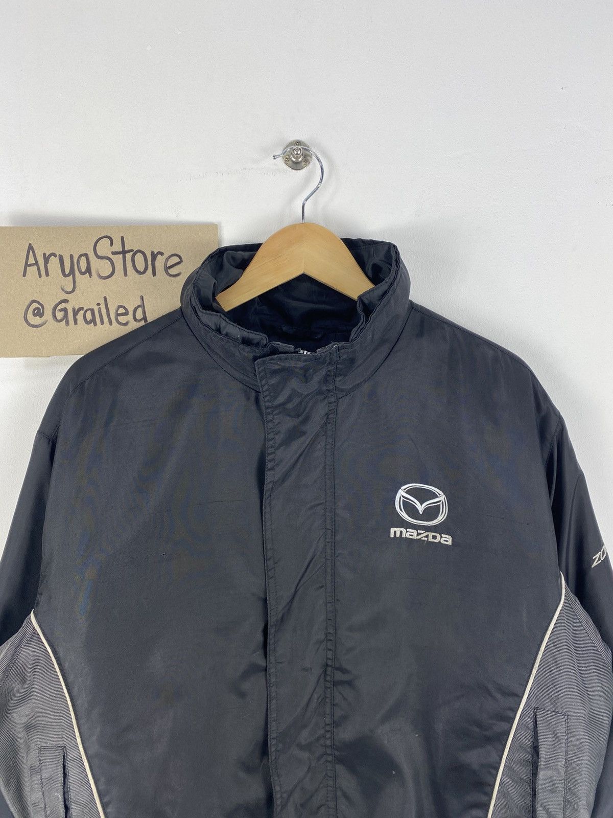 Sports Specialties Vintage 90’s Mazda Big Logo Embroidered Bomber Jacket Size US L / EU 52-54 / 3 - 7 Thumbnail