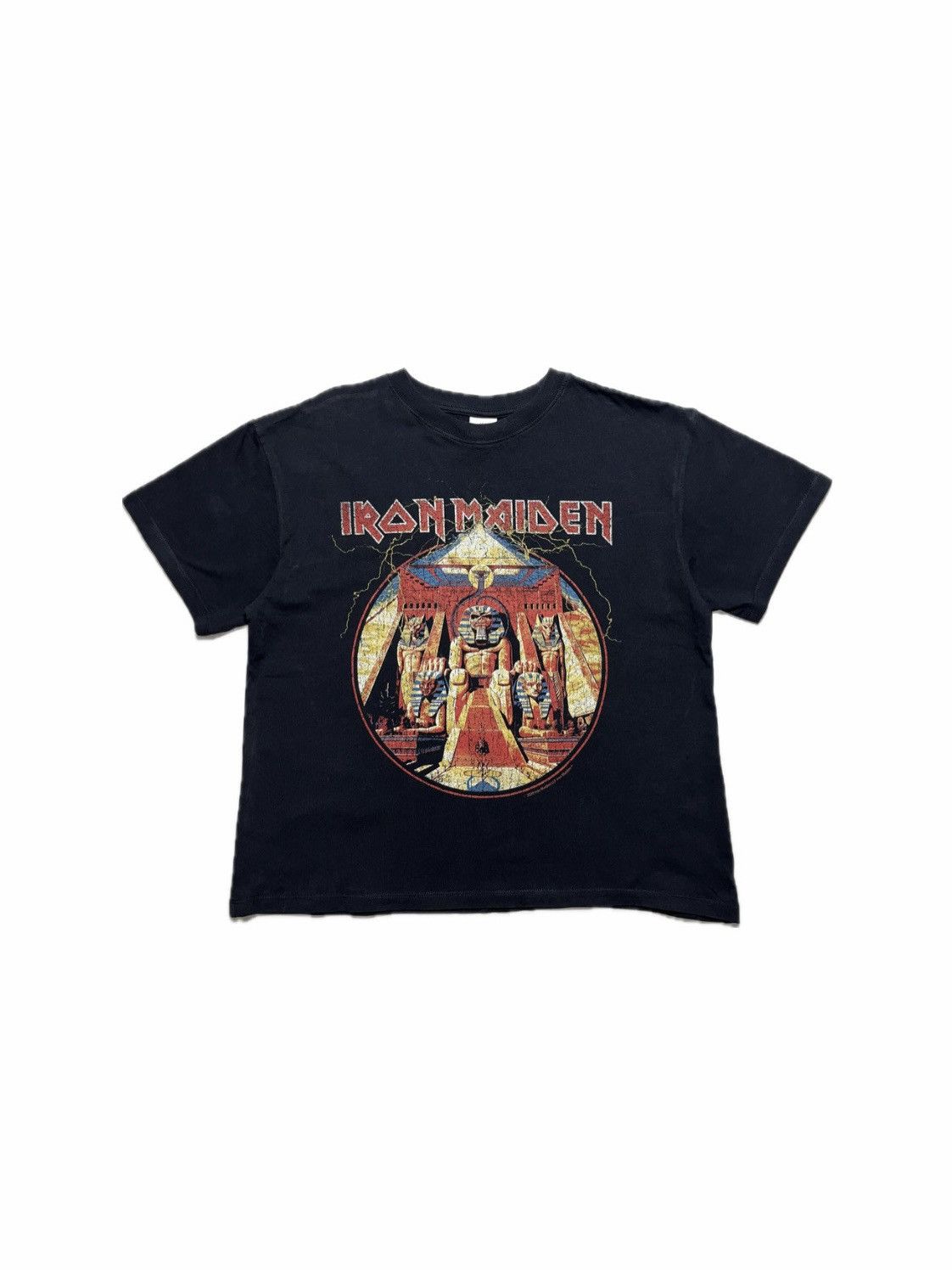 Iron Maiden Vintage Iron Maiden Egypt boxy fit rock Y2K tee Size US S / EU 44-46 / 1 - 1 Thumbnail