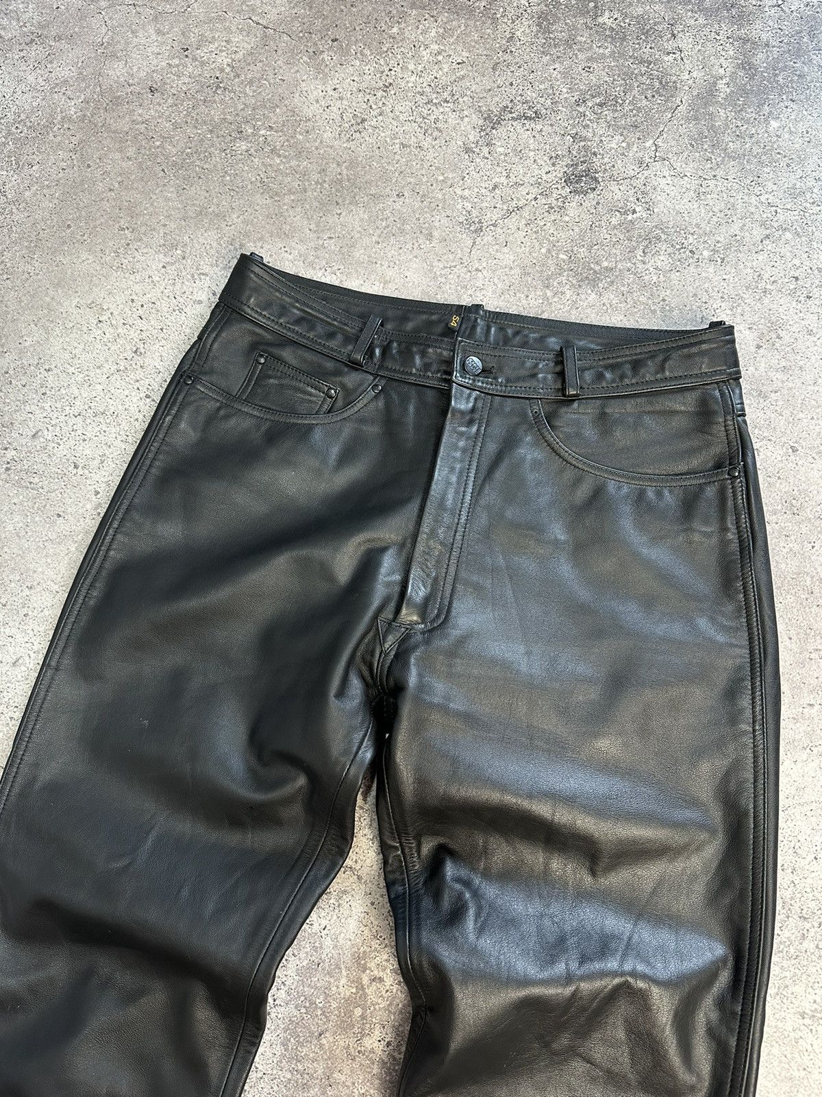 Leather Vintage IXS Leather Pants Black Riding Y2K Archival Size US 34 / EU 50 - 8 Thumbnail