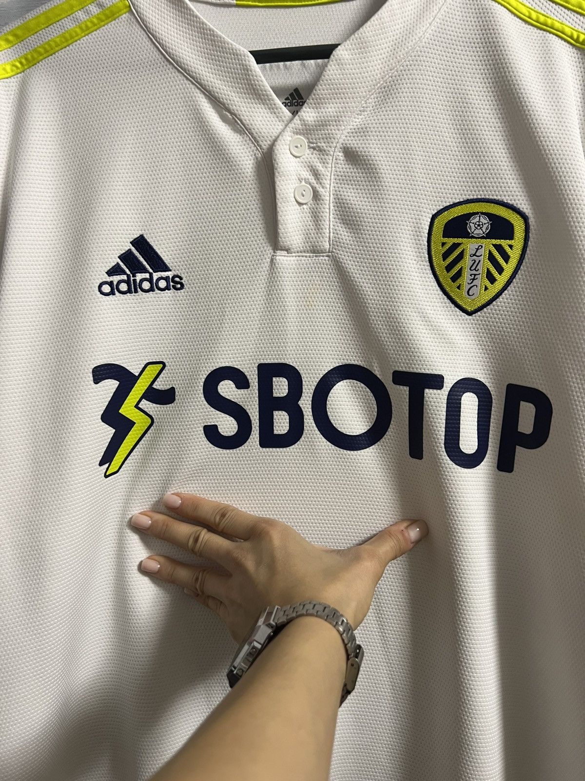Adidas Rare Adidas Leeds Inited Soccer Jersey LUFC Football T-Shirt Size US XL / EU 56 / 4 - 2 Thumbnail