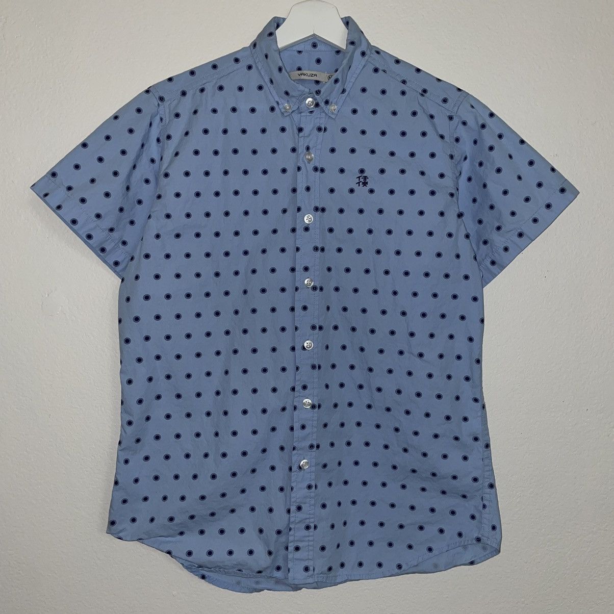 Vintage Yakuza Dot Button Down Shirt Size US M / EU 48-50 / 2 - 1 Thumbnail