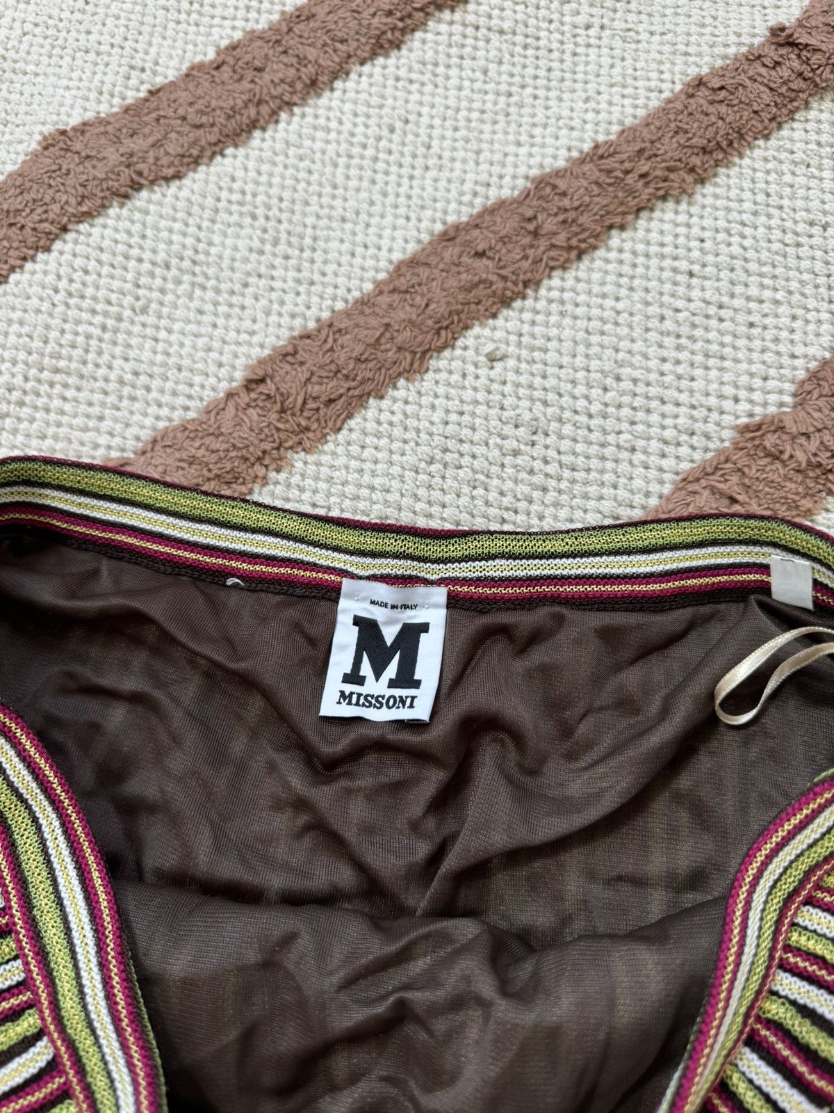 Vintage VINTAGE MISSONI STRETCHING MIDI SKIRT Size 27" / US 4 / IT 40 - 3 Thumbnail
