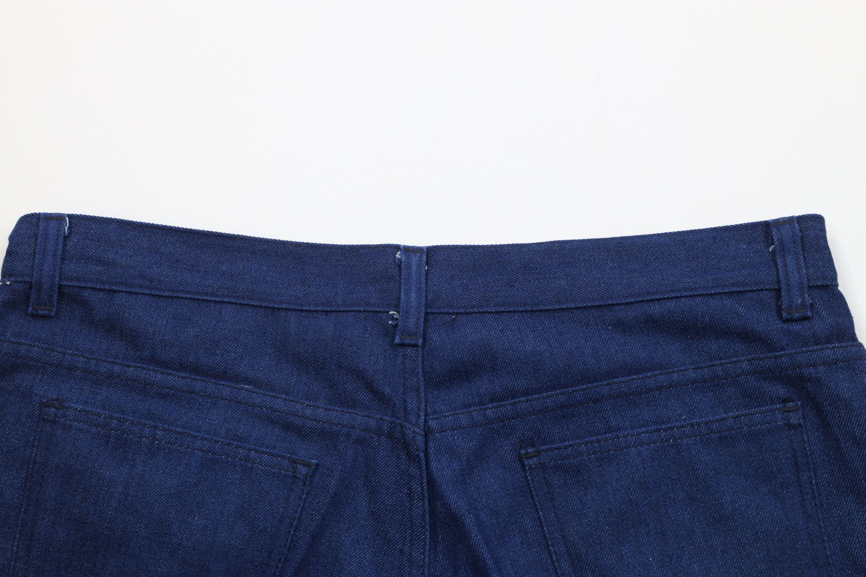 Vintage Vintage 70s Streetwear Above Knee Denim Shorts Blue USA Size US 36 / EU 52 - 10 Thumbnail