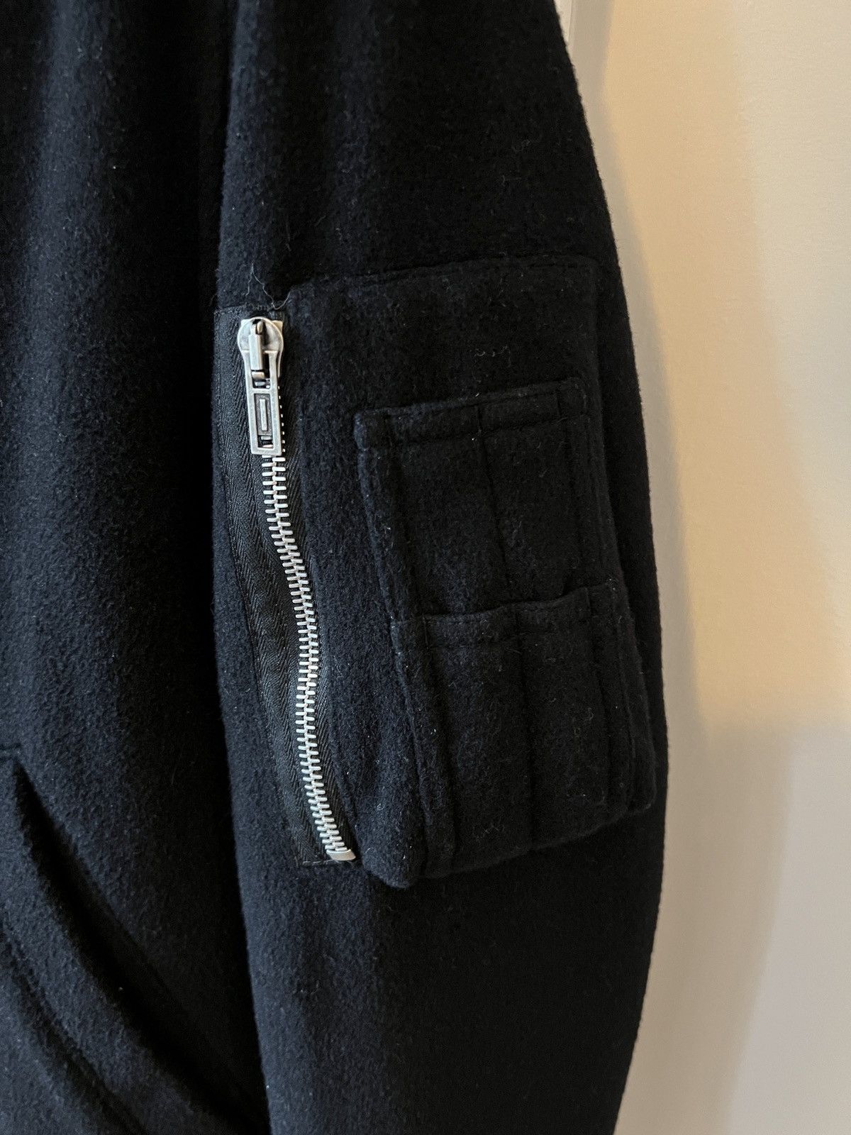 Ann Demeulemeester Ann Demeulemeester Barbara Wool Bomber Jacket - AW23 Size US S / EU 44-46 / 1 - 3 Thumbnail