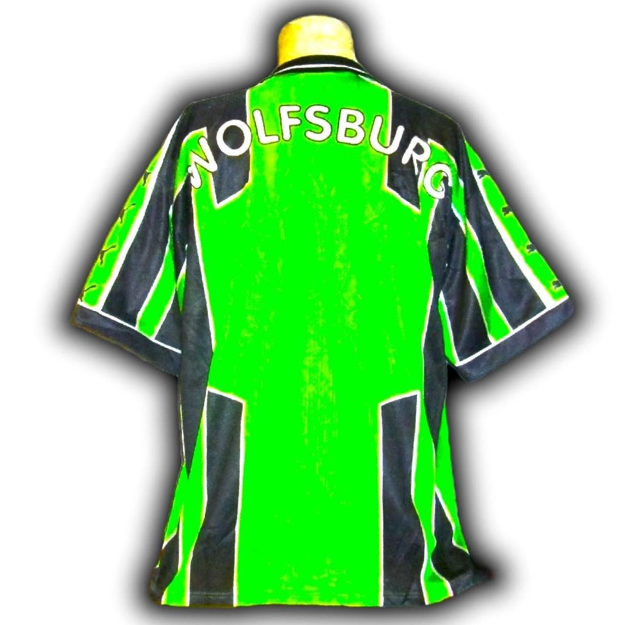 Puma Vfl Wolfsburg Germany 1998 1999 Home Shirt Jersey Size US XL / EU 56 / 4 - 2 Thumbnail