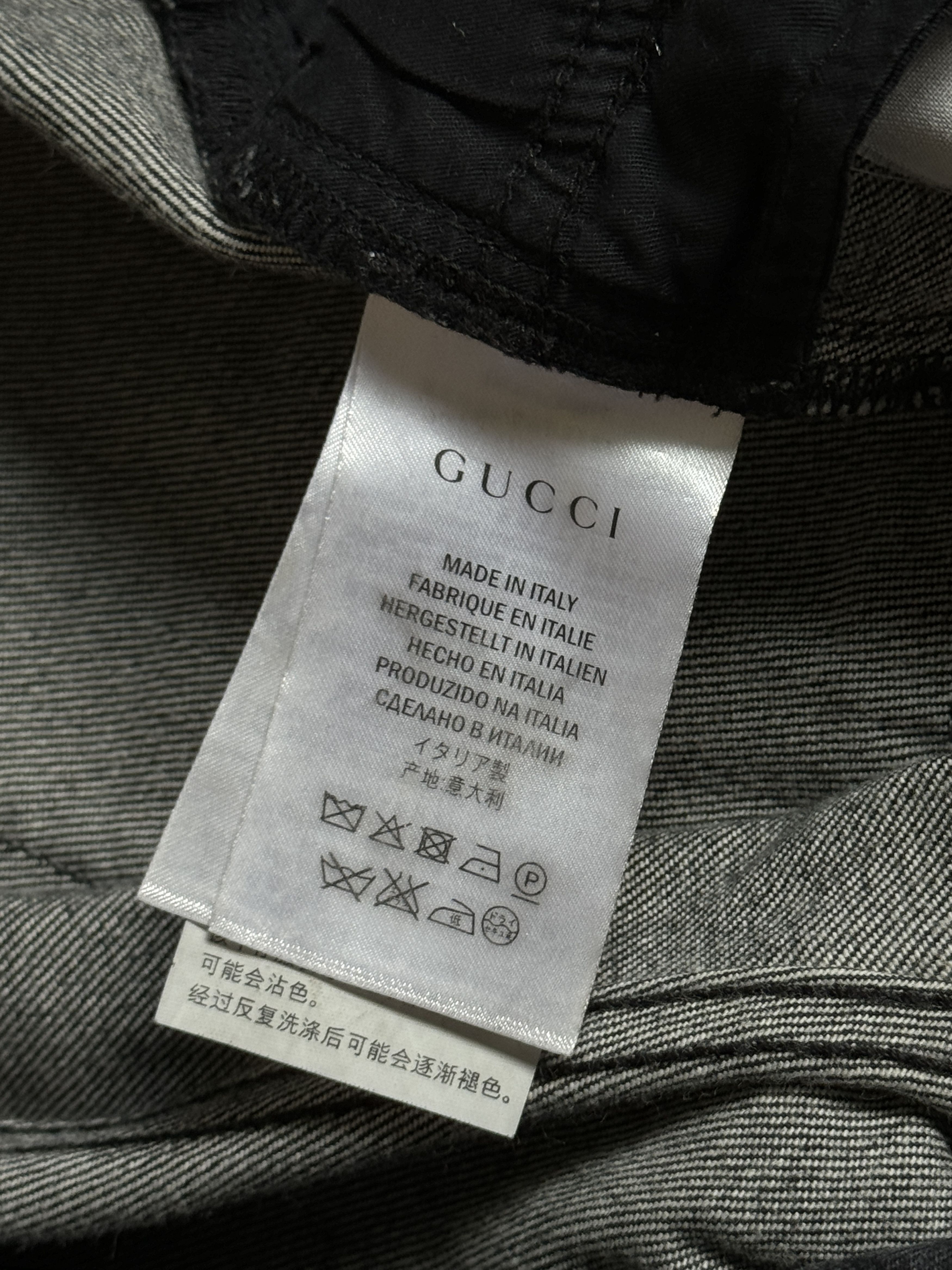 Gucci Gucci beaded distressed black jeans Size 25" / US 0 / IT 36 - 10 Thumbnail