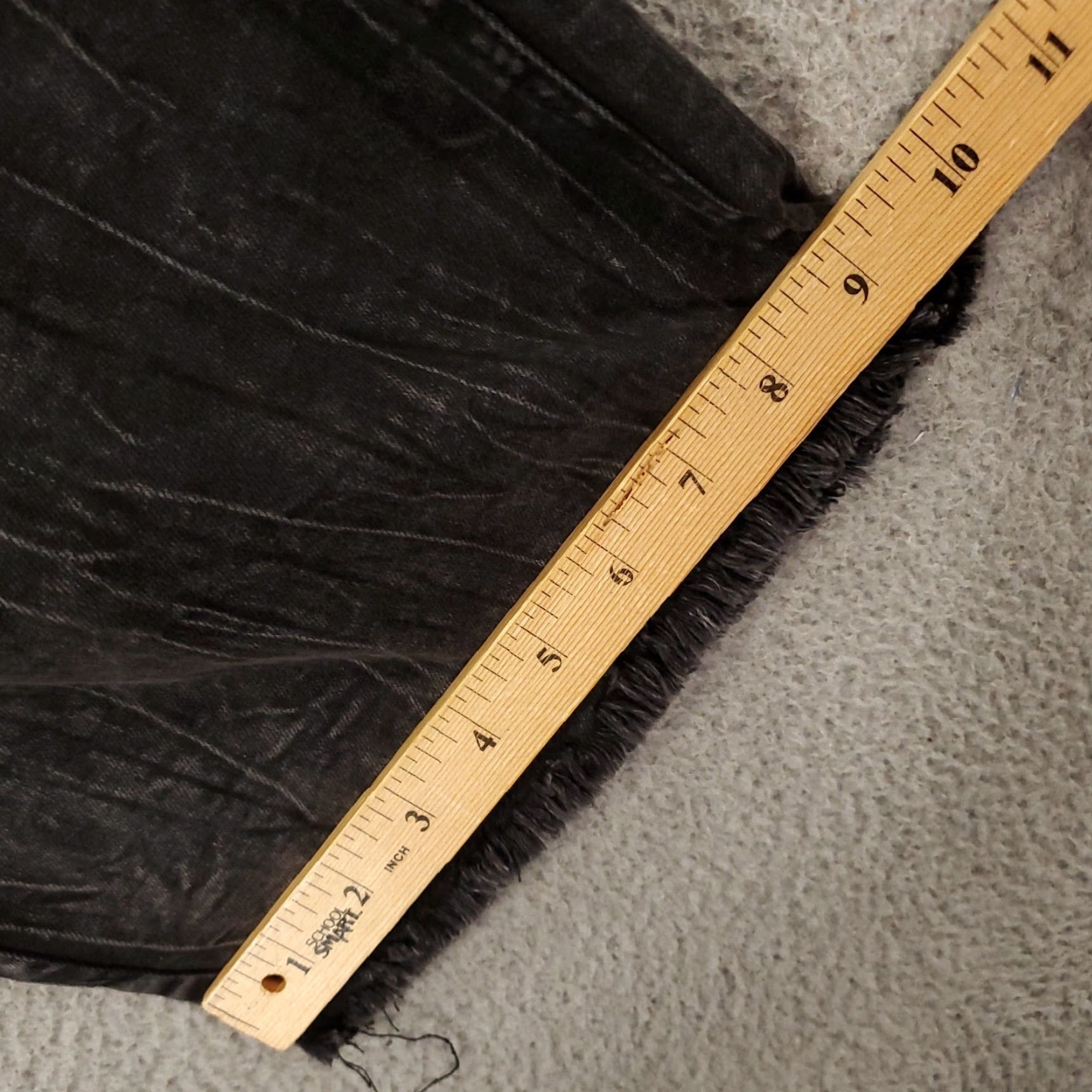 Vintage Cato Jeans Womens 22W Ankle Straight Distressed Wash Black NWT(Size 22W) Regular 5-Pocket Denim Cap Ultr a? Size 40" / US 18 - 7 Thumbnail