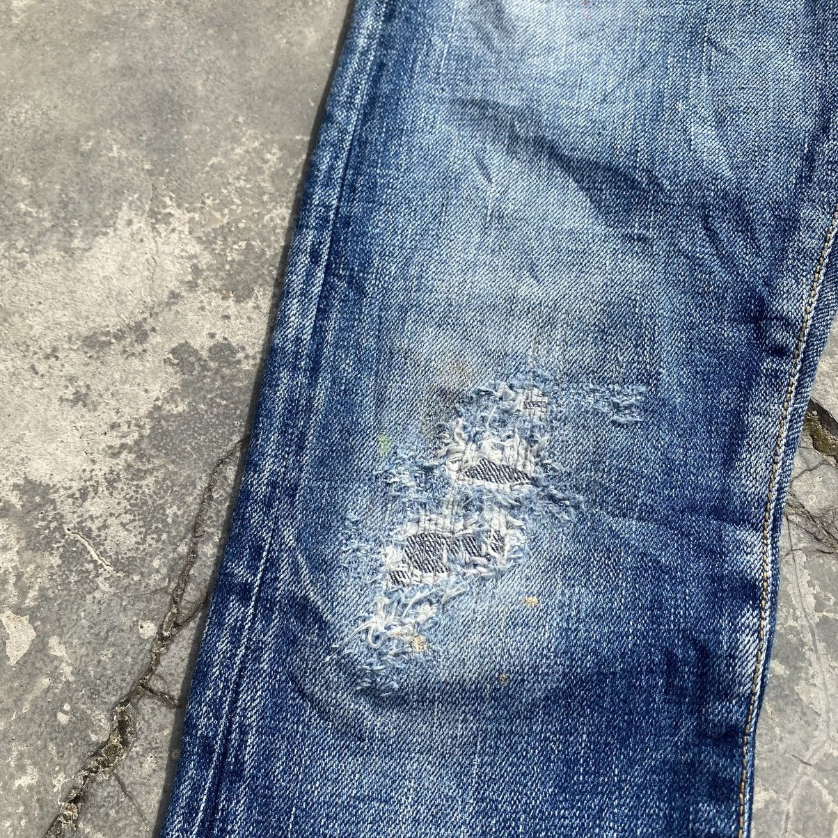 14th Addiction DOUBLE STANDARD Distressed Repaired UNDERCOVER Jeans Size US 27 - 10 Thumbnail