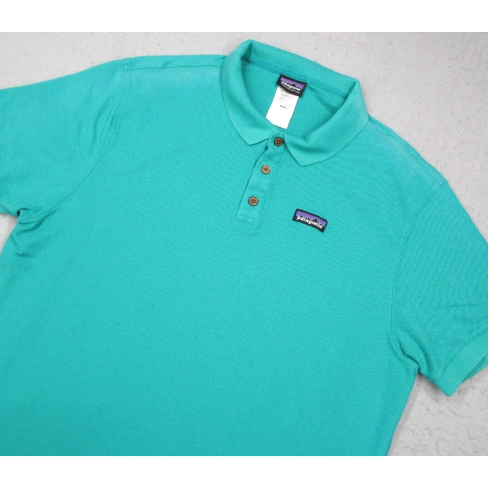 Patagonia Patagonia Shirt Mens Large Green Pique Polo Organic Cotton Sport Casual Golf Walking Size US L / EU 52-54 / 3 - 2 Thumbnail