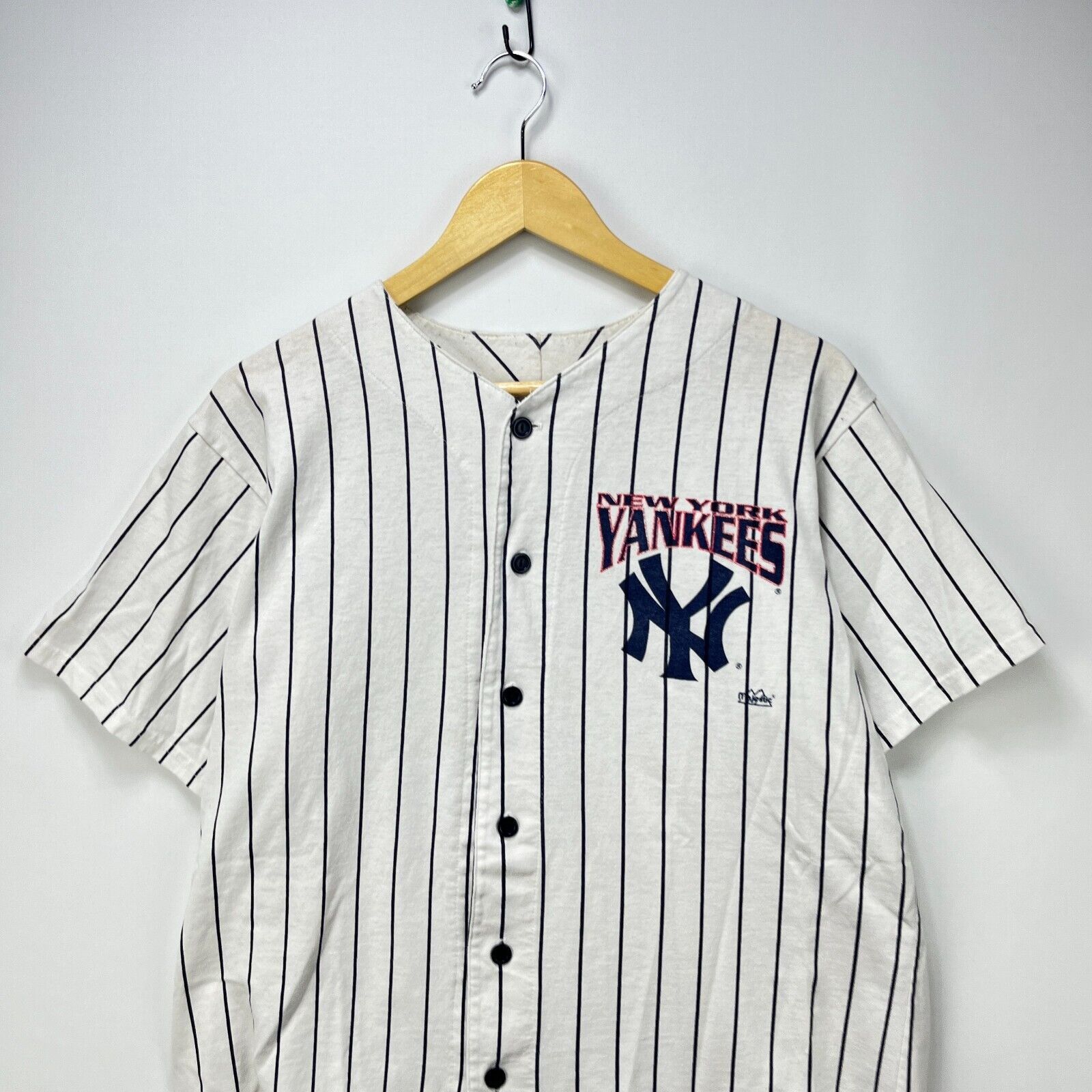 Majestic × Vintage Vintage 90s New York Yankees Majestic Jersey Shirt Large USA Size US L / EU 52-54 / 3 - 2 Thumbnail