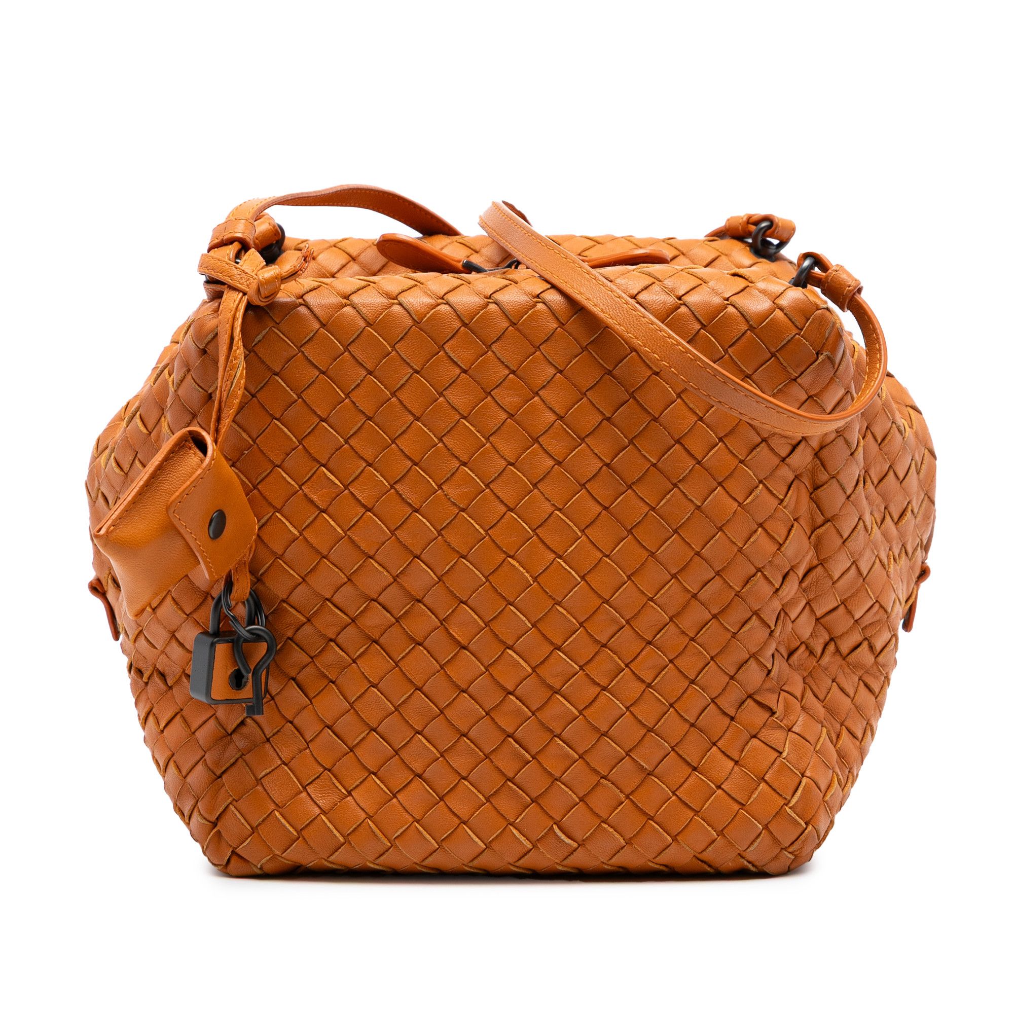 Bottega Veneta Bottega Veneta Nappa Intrecciato Cube Crossbody Size ONE SIZE - 1 Thumbnail