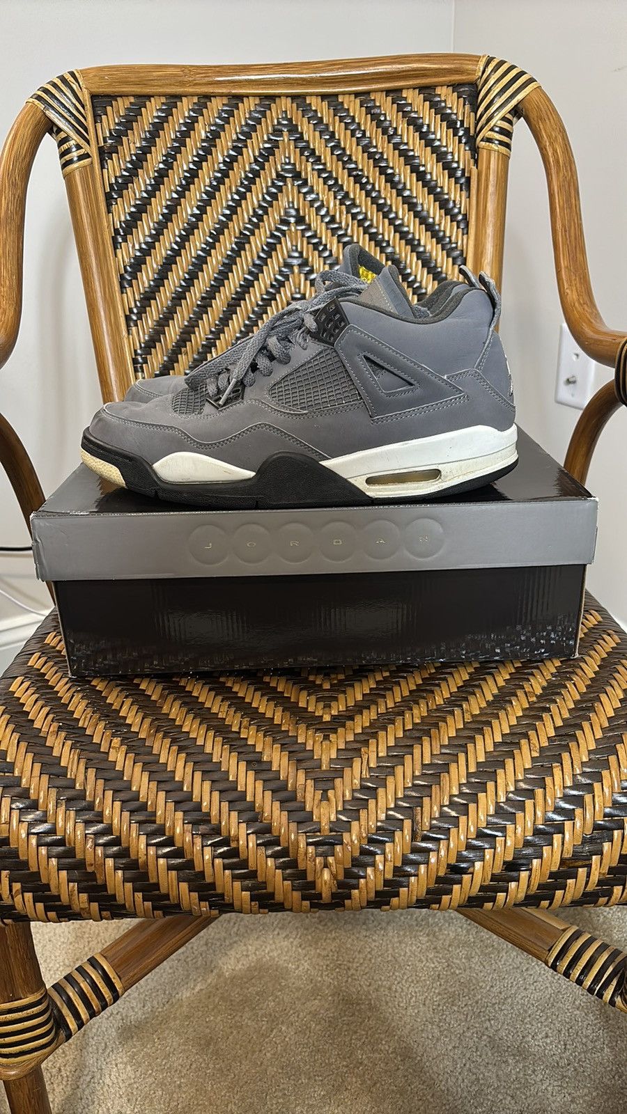 Jordan Brand × Nike × Vintage Jordan 4 Retro Cool Grey 2004 308497-001 Size US 10 / EU 43 - 1 Thumbnail