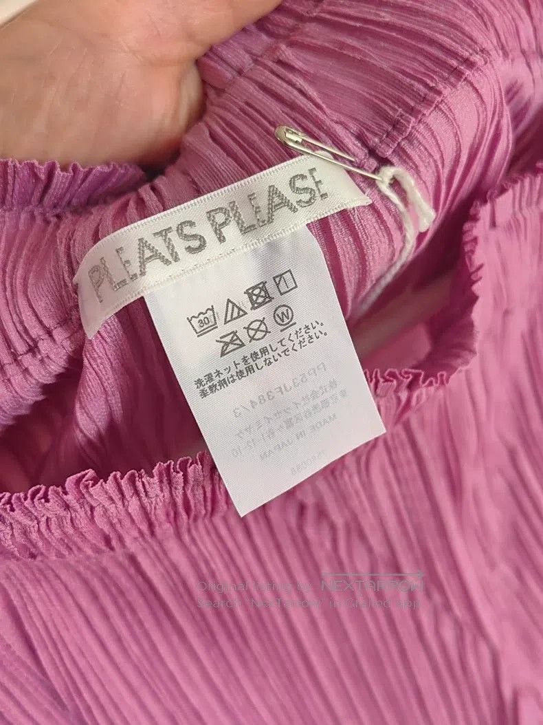 Issey Miyake Issey Miyake size:3 Pink Purple Statement Pants Size 31" - 7 Thumbnail
