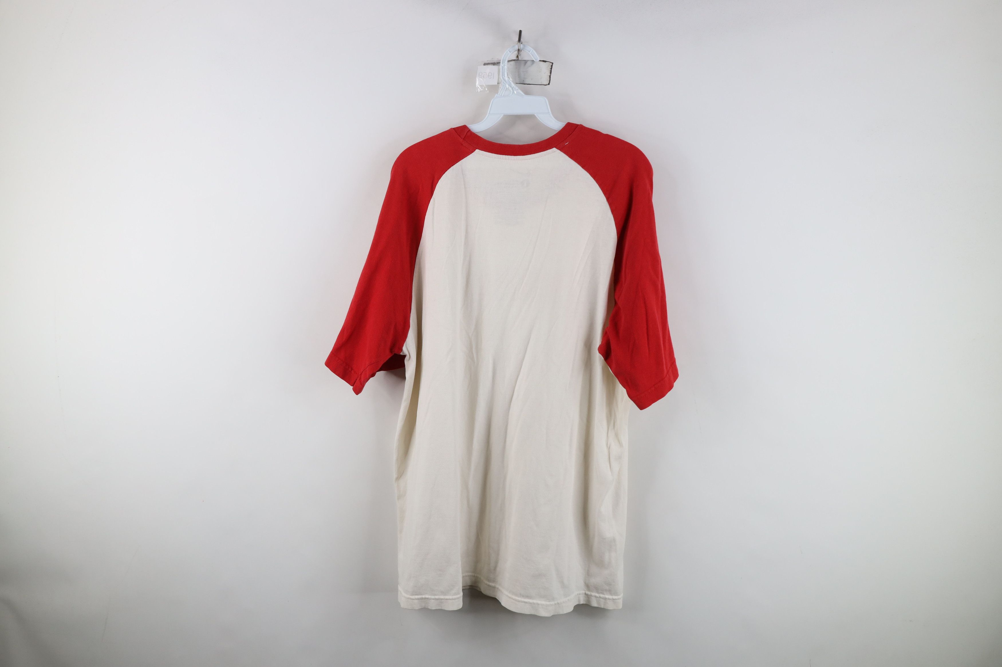 Nike Vintage Nike Swoosh Cincinnati Reds Baseball Raglan T-Shirt Size US L / EU 52-54 / 3 - 12 Thumbnail