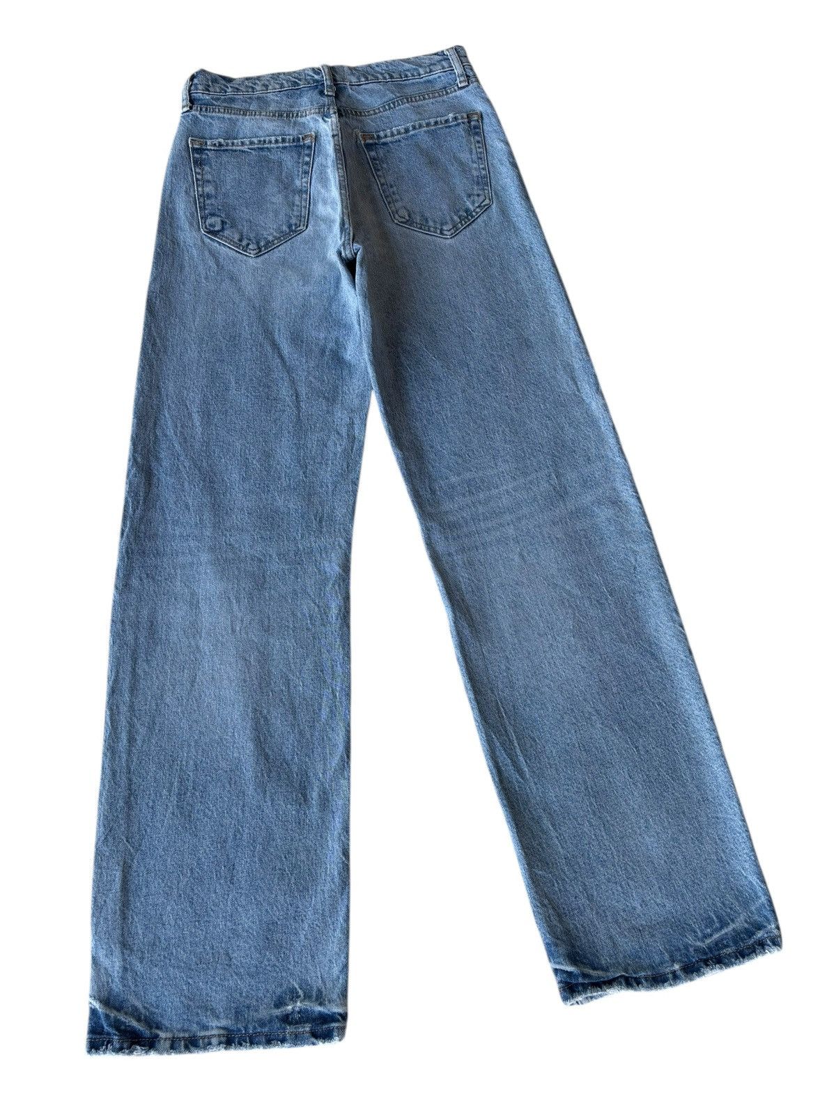 Le Grande Bleu (L.G.B.) 💥BAGGY JEANS WIDE LEG BLUE WASH ZARA DENIM JEANS Size US 27 - 6 Thumbnail