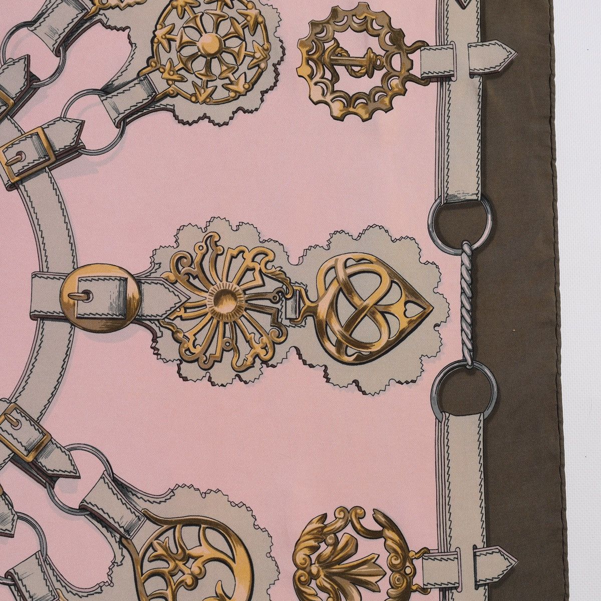 Hermes Hermes Paris Vintage Silk Scarf Horse Guivreries F. De la Pe Size ONE SIZE - 7 Thumbnail