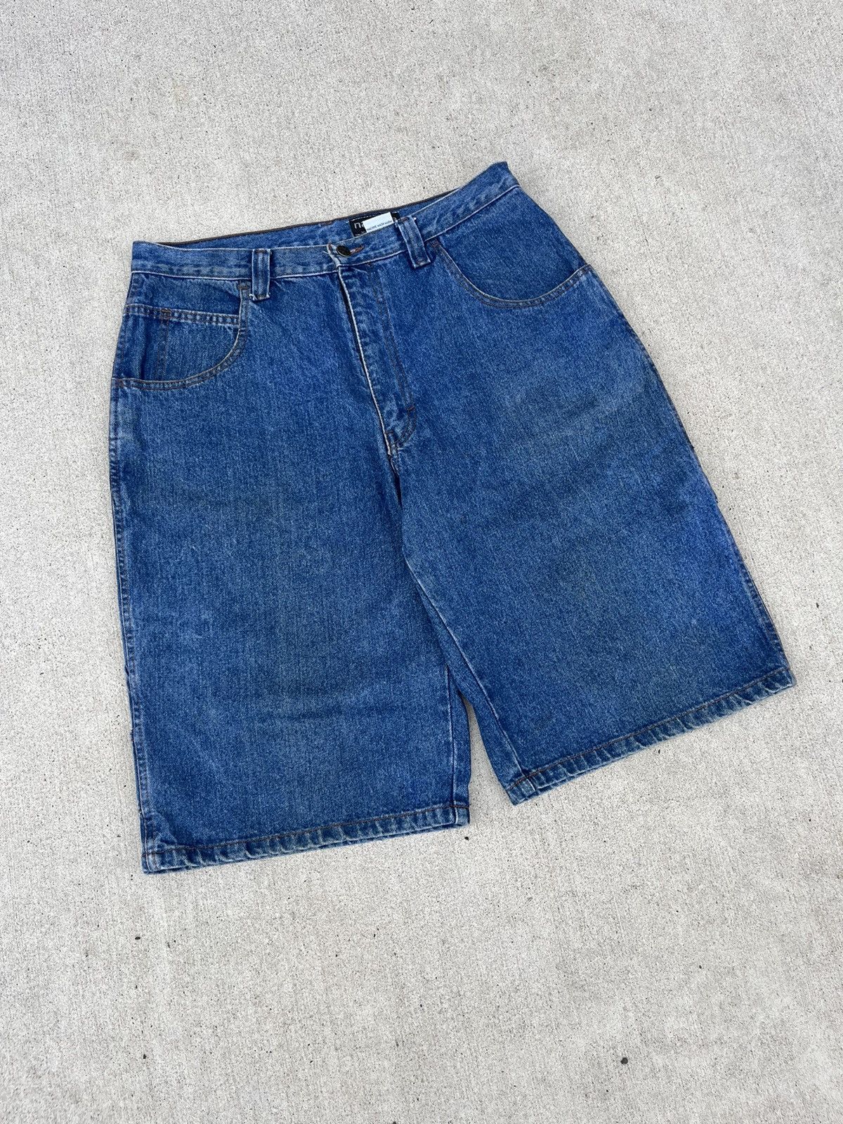 JNCO Vintage 90’s Nautica Competition Baggy Denim Shorts Size US 36 / EU 52 - 9 Thumbnail