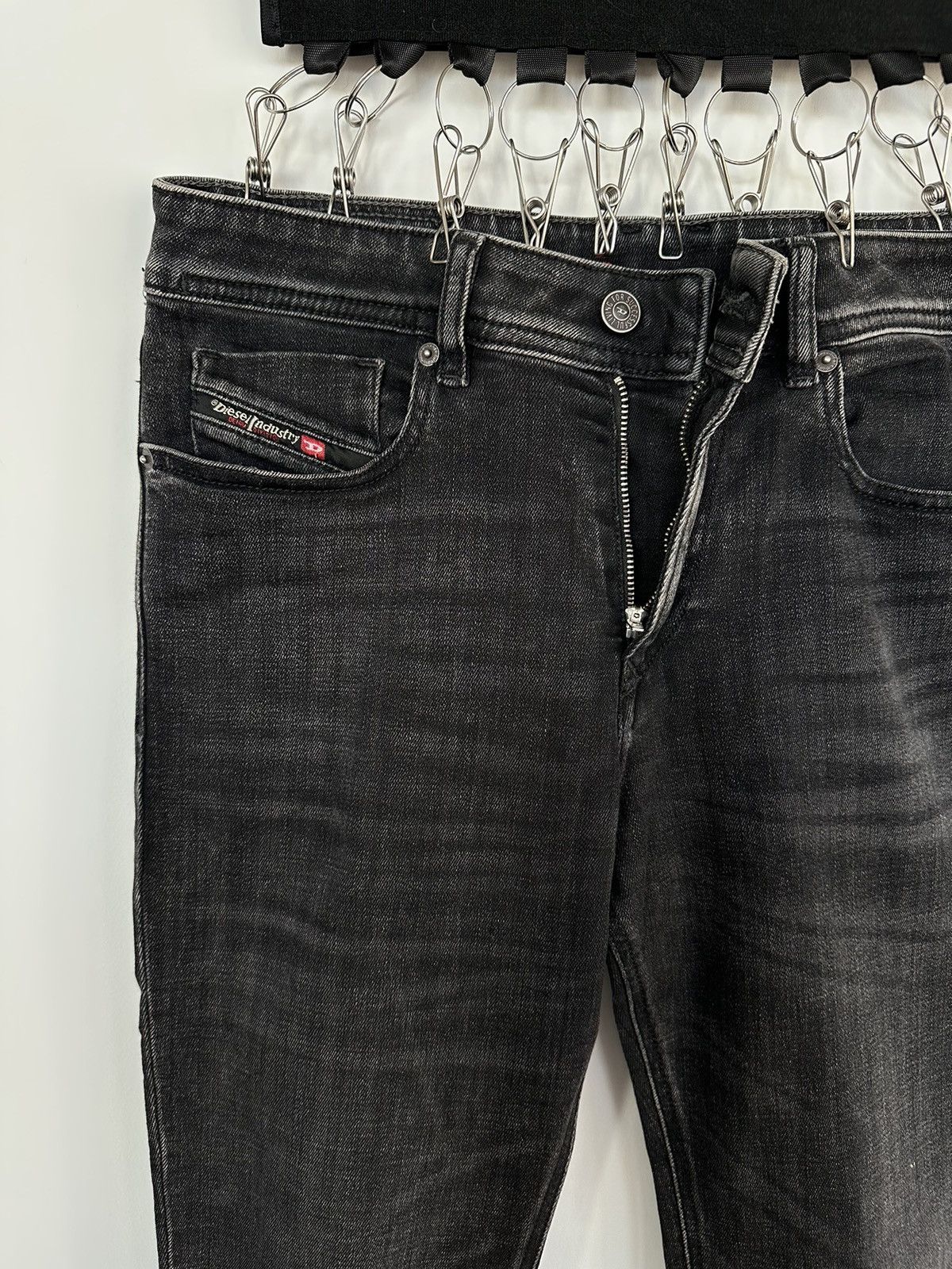 Diesel DIESEL Dark Grey Skinny Jeans Size US 30 / EU 46 - 2 Thumbnail