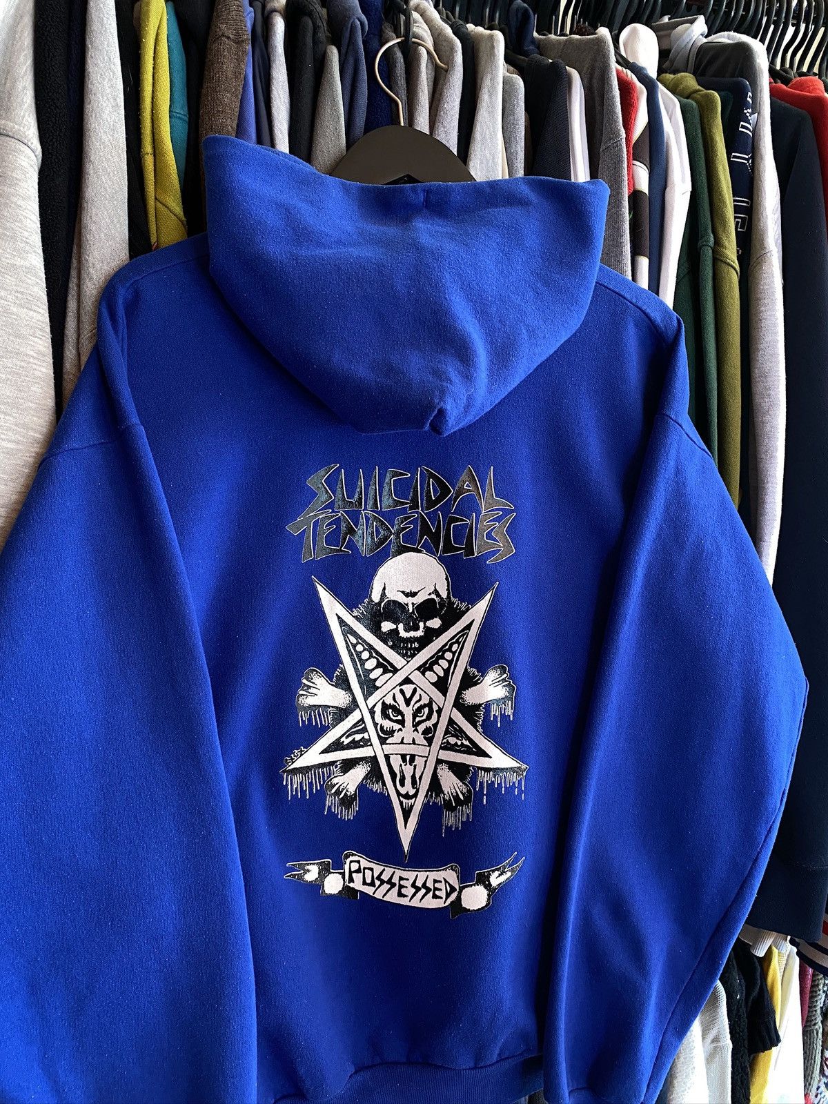 Band Tees VINTAGE SUICIDAL TENDENCIES HOODIE Size US L / EU 52-54 / 3 - 4 Thumbnail