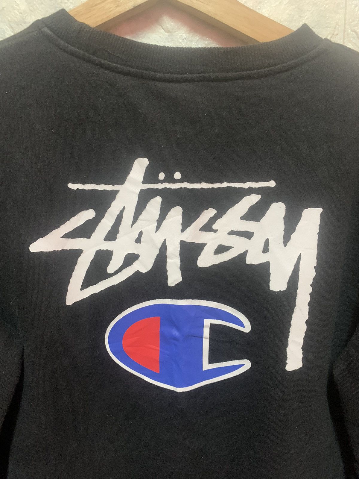 Champion × Stussy STEAL !! Sweatshirt CHAMPION X STUSSY Size US M / EU 48-50 / 2 - 5 Thumbnail