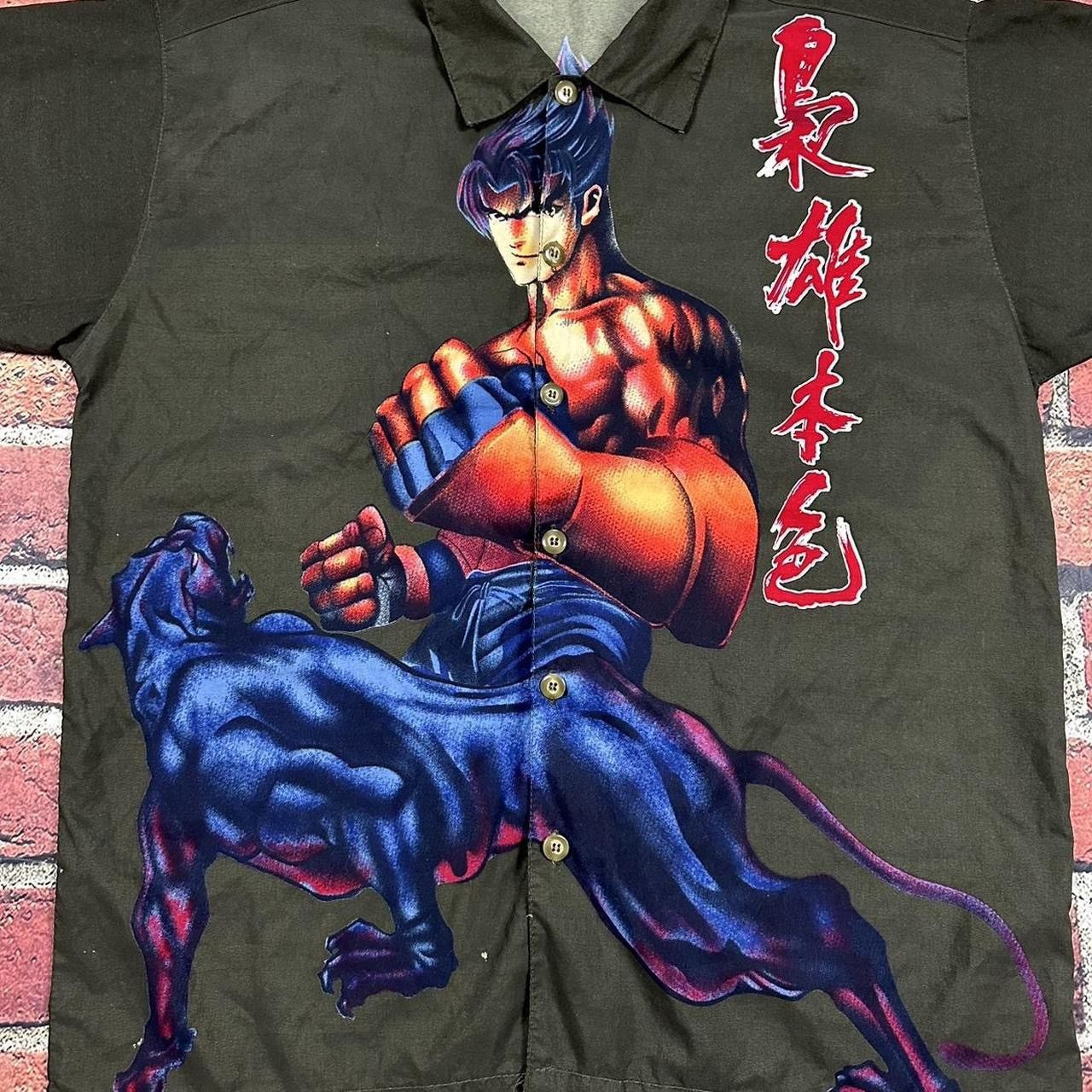 Dragonfly Y2K Reliq Japanese Anime Black Panther Short Sleeve Shirt Size US XL / EU 56 / 4 - 3 Thumbnail