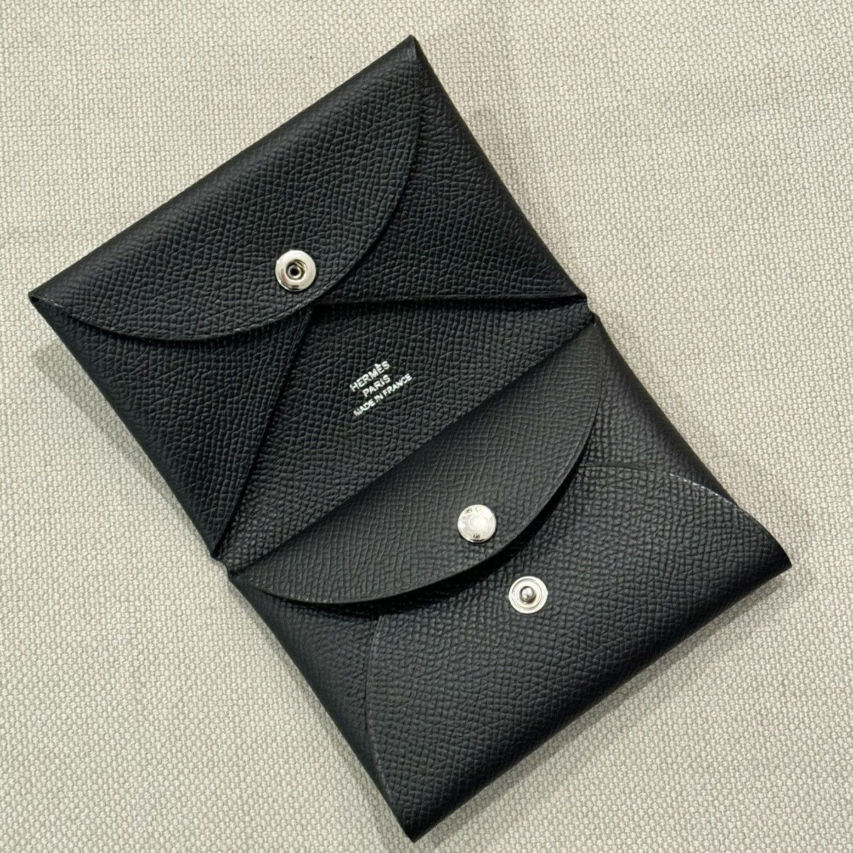 Hermes Hermes Calvi Duo Compact Leather Cardholder Size ONE SIZE - 5 Thumbnail