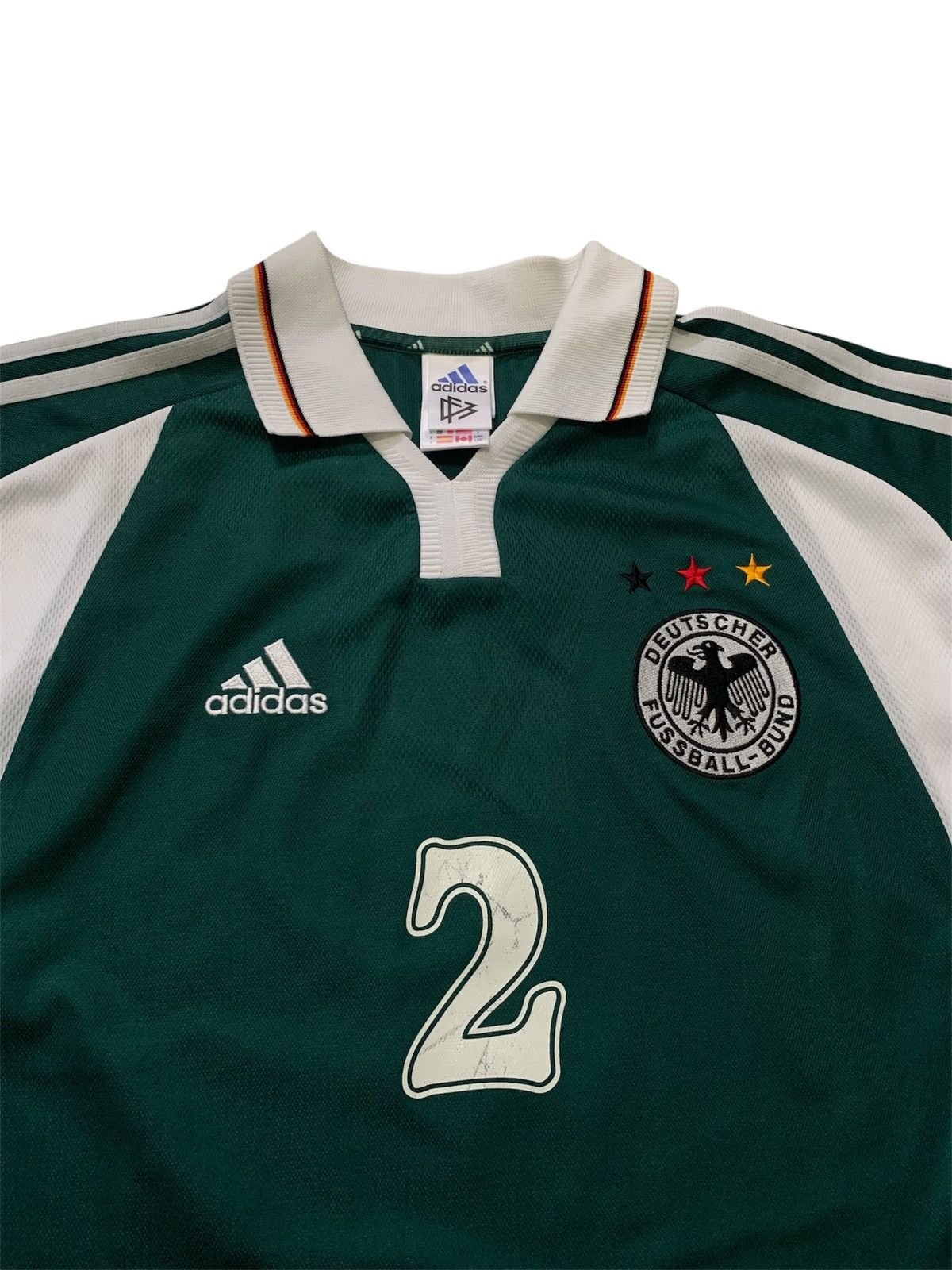 Adidas Vintage 2000-02 Germany Away Jersey Size US L / EU 52-54 / 3 - 3 Thumbnail
