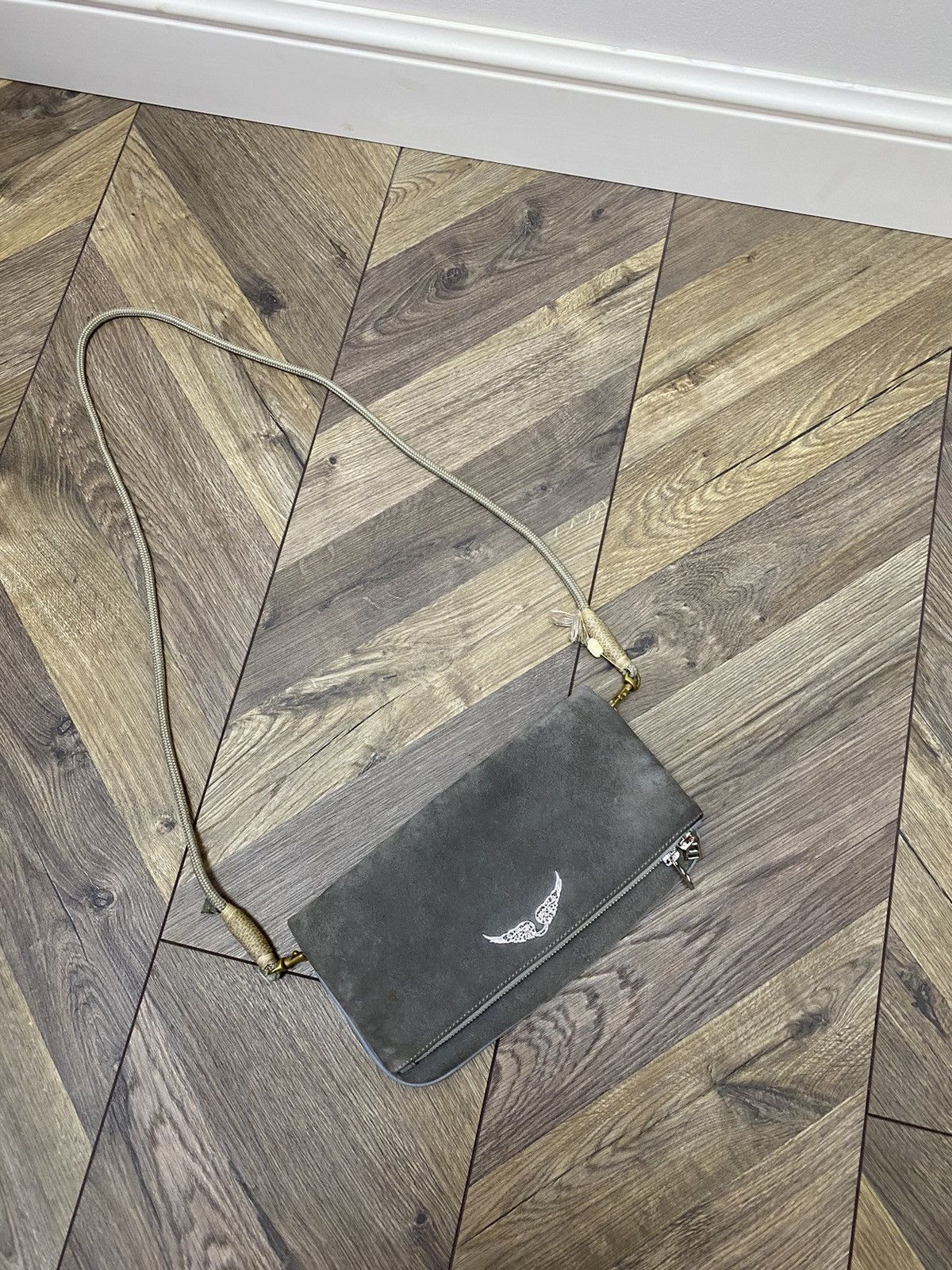 Vintage × Zadig & Voltaire Vintage Zadig & Voltaire rock tye dye Grey women bag Size ONE SIZE - 5 Thumbnail