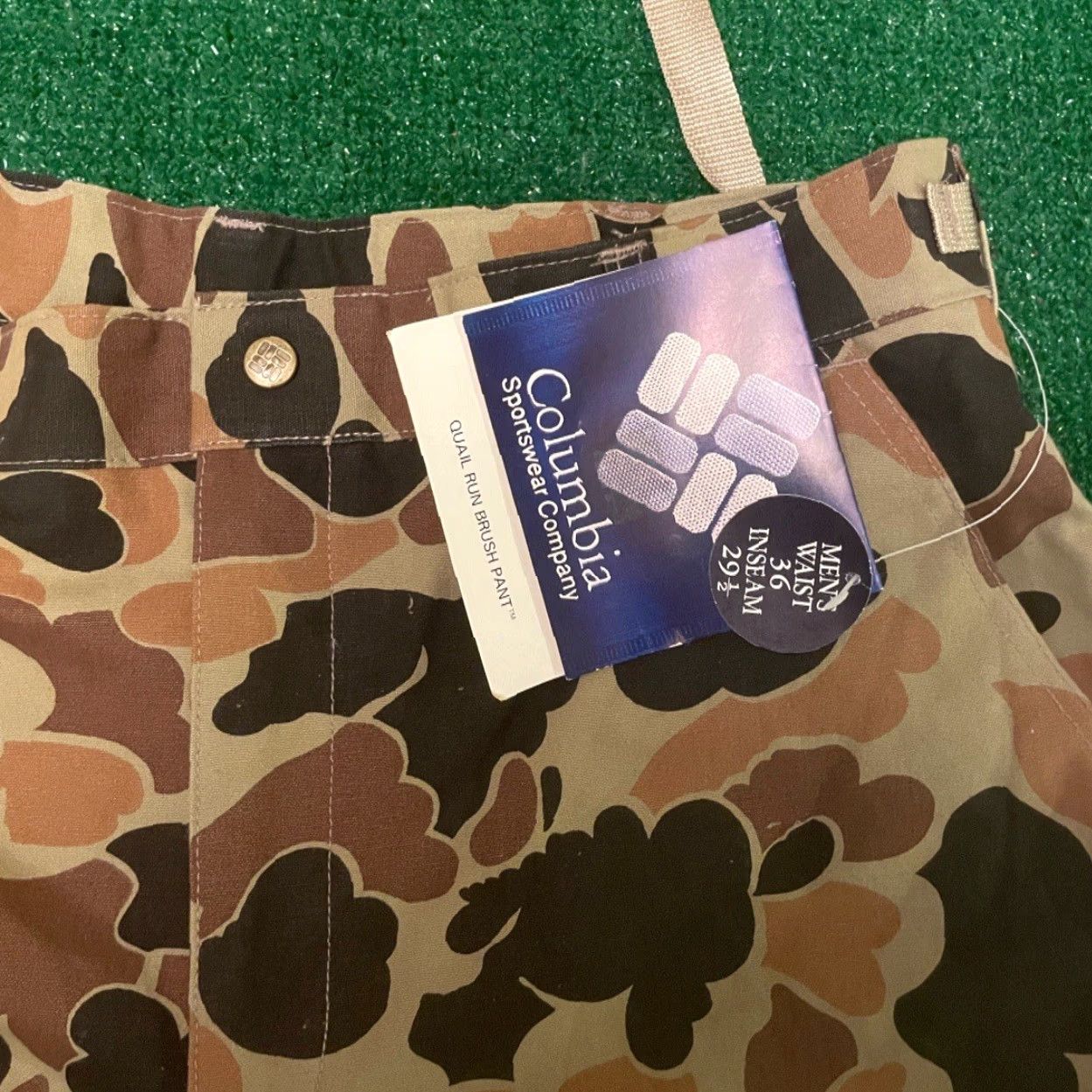 Doublet VINTAGE Columbia Double Knee Duck Camo Pants Quail Brush Mens Size 36 NWT Size US 36 / EU 52 - 5 Thumbnail