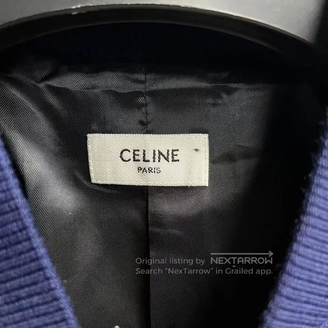 Celine Celine Blue Logo Embroidery Stripe Jacket. Size US S / EU 44-46 / 1 - 3 Thumbnail