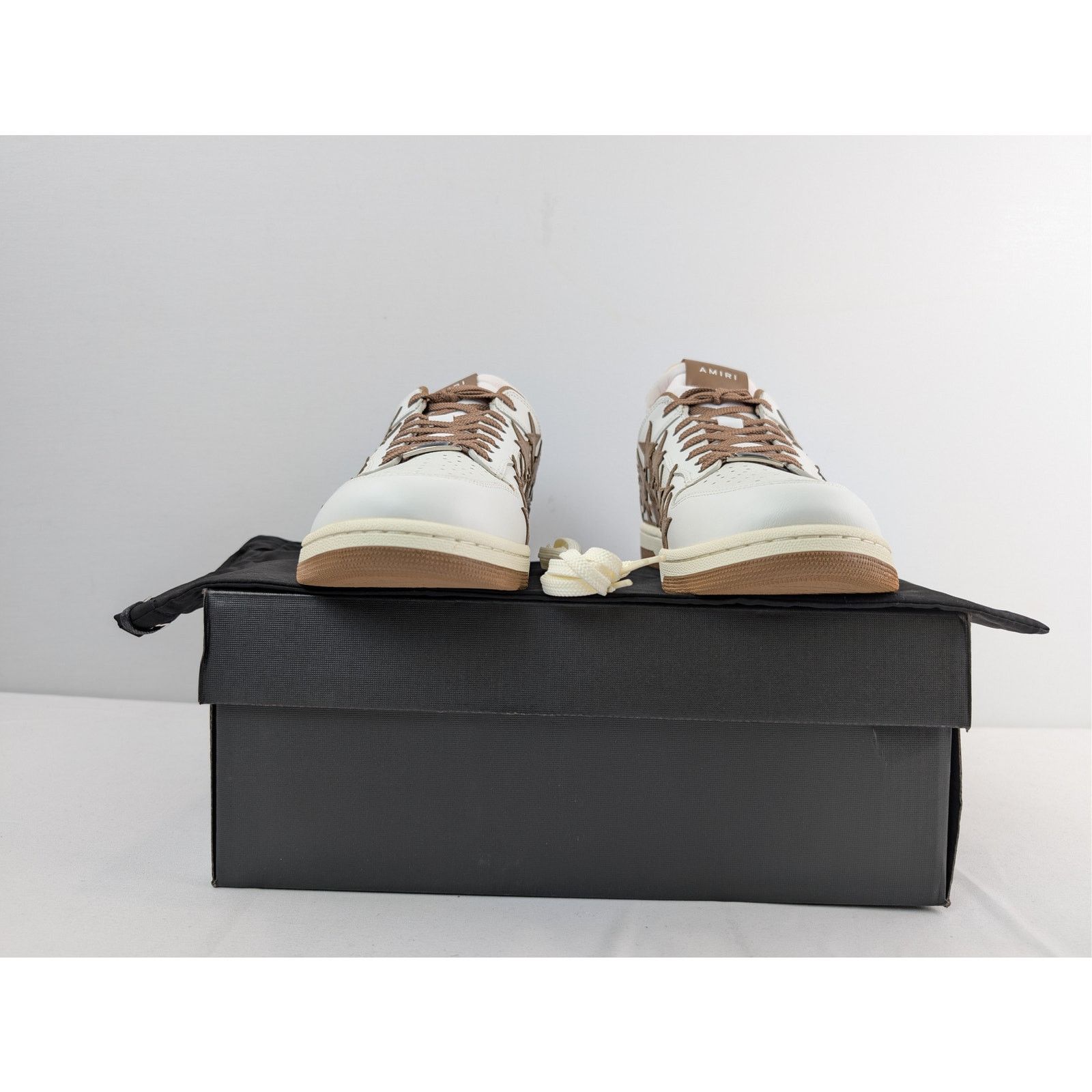 Amiri o1rshd1 Stars Low top sneakers in White/Brown 47 Size US 14 / EU 47 - 16 Thumbnail