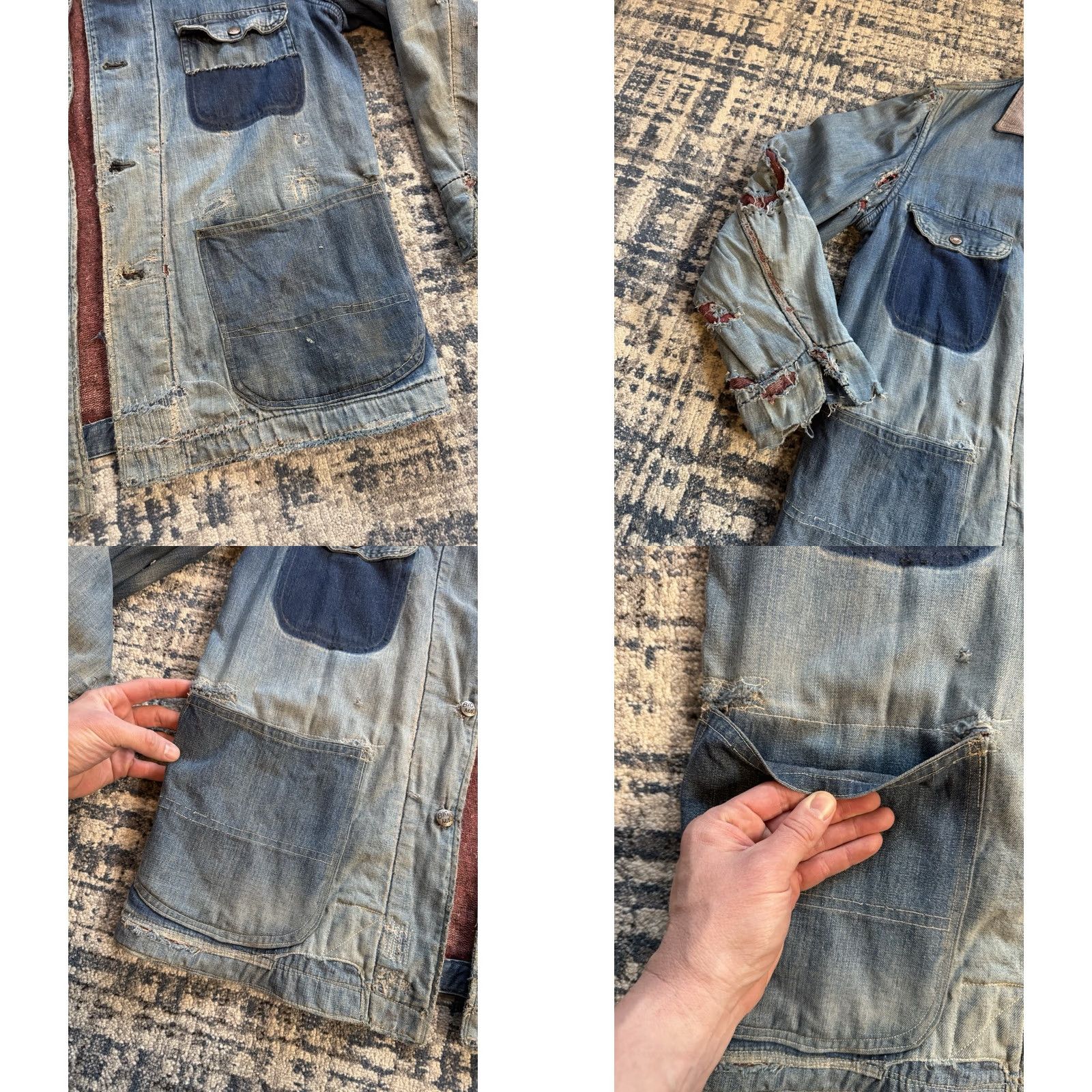 Vintage VINTAGE Penney’s Big Mac Denim Chore Jacket XL Blue 1950s USA Lined Men Size US XL / EU 56 / 4 - 8 Thumbnail