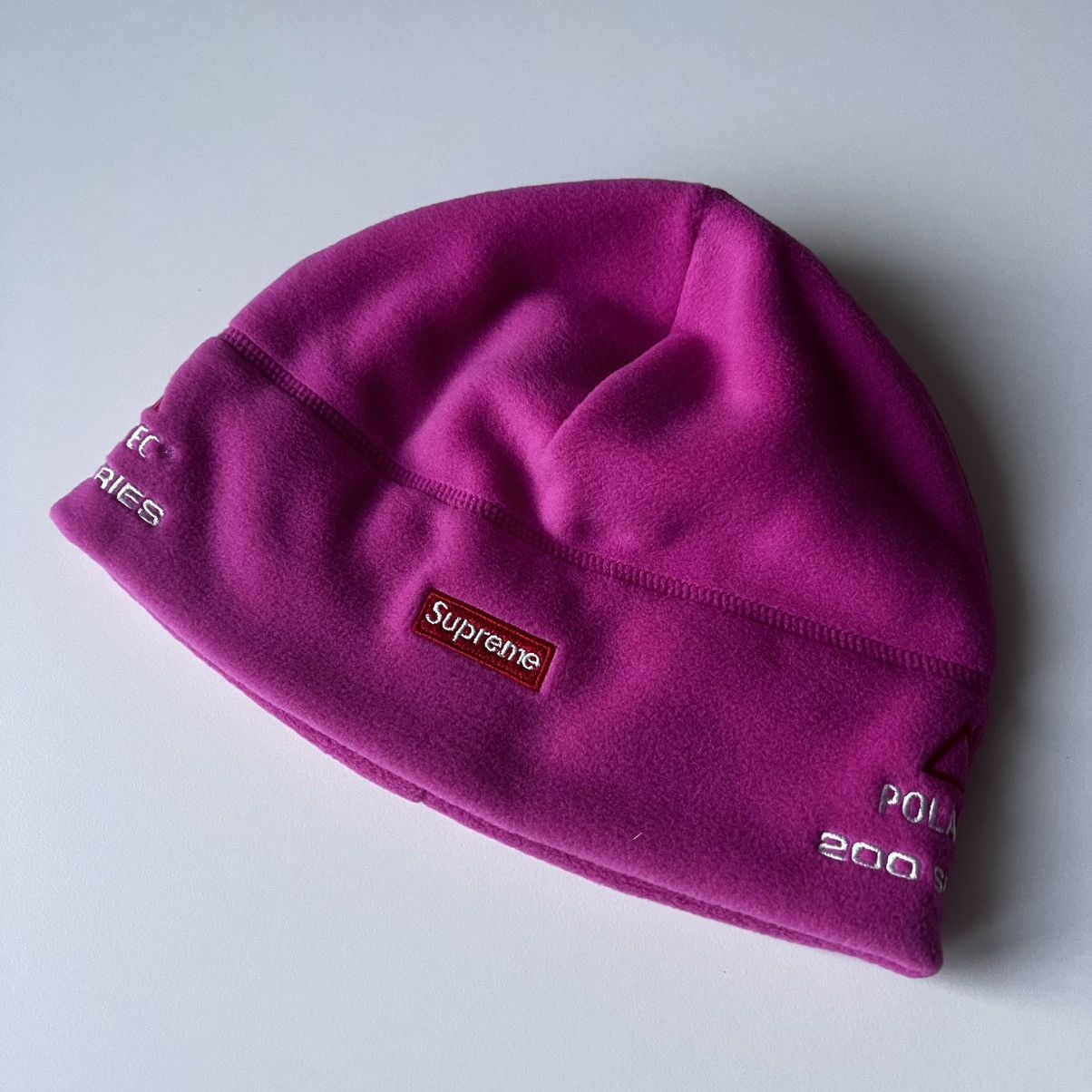 Supreme Supreme Polartec Sport Beanie Pink Size ONE SIZE - 4 Thumbnail