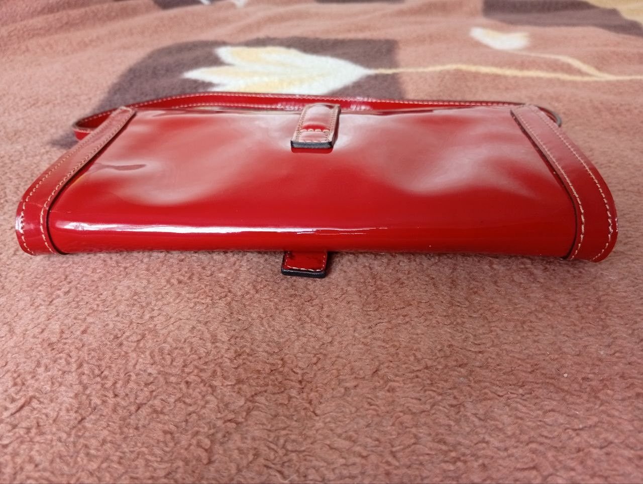 Genuine Leather Clutch bag Genuine original, patent leather Size ONE SIZE - 5 Thumbnail
