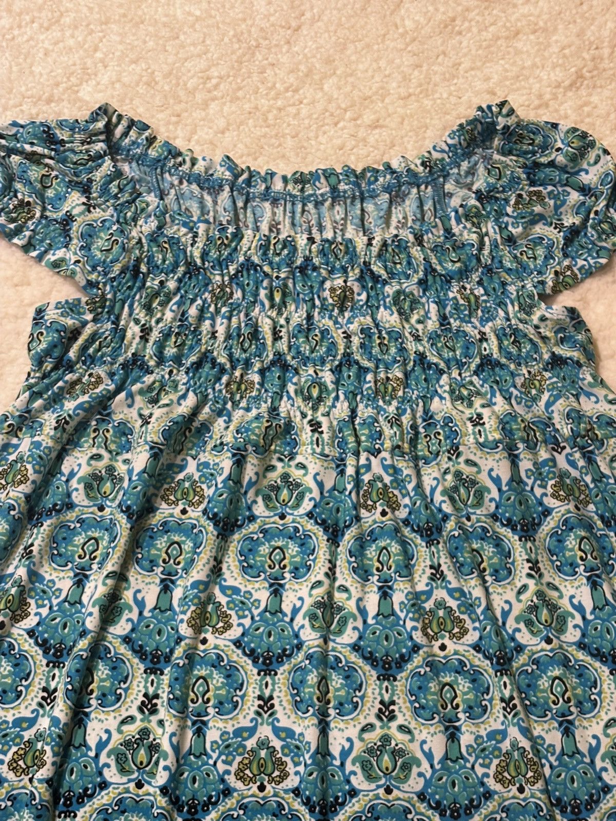 Other Blue & green sleeveless dress1600 Size M / US 6-8 / IT 42-44 - 2 Thumbnail