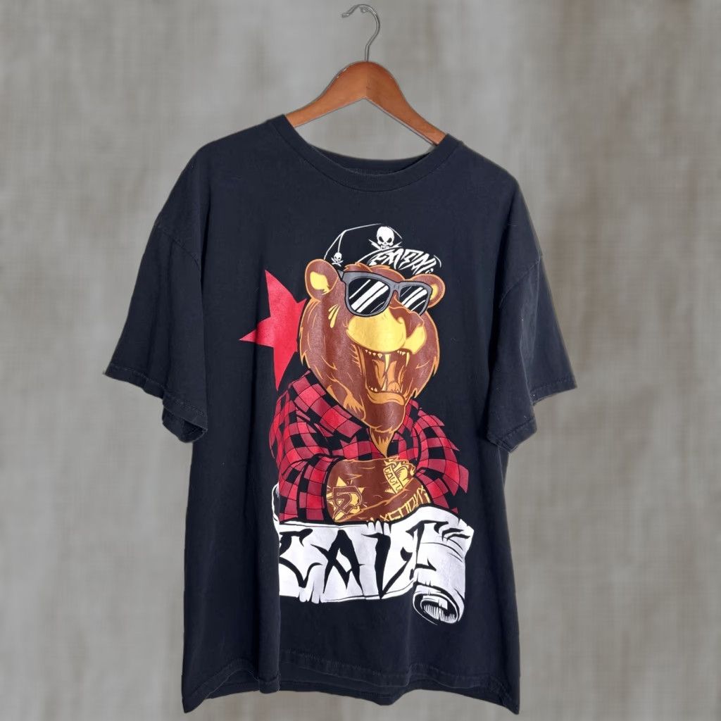 Vintage Fatal Clothing Co. T-Shirt Mens XL Black Punk Y2K Cali Republic Size US XL / EU 56 / 4 - 1 Thumbnail