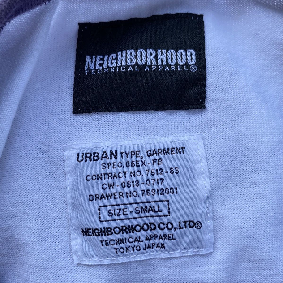 Neighborhood Neighborhood Vecindario Sleeve Raglan Shirt NBHD 2006 Size US S / EU 44-46 / 1 - 19 Thumbnail