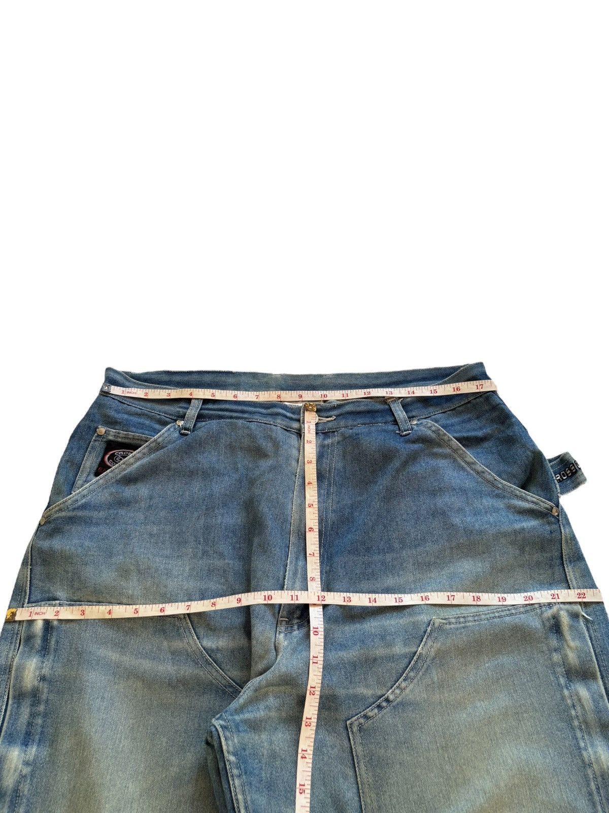 Japanese Brand Vintage Japanese Brand Tactical Distress Baggy Jean Size US 35 - 12 Thumbnail