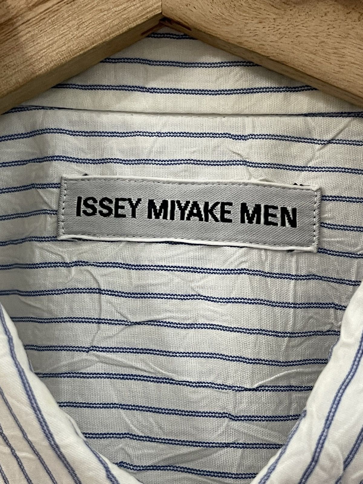 Issey Miyake Issey Miyake Men Stripe Shirts Size US L / EU 52-54 / 3 - 2 Thumbnail
