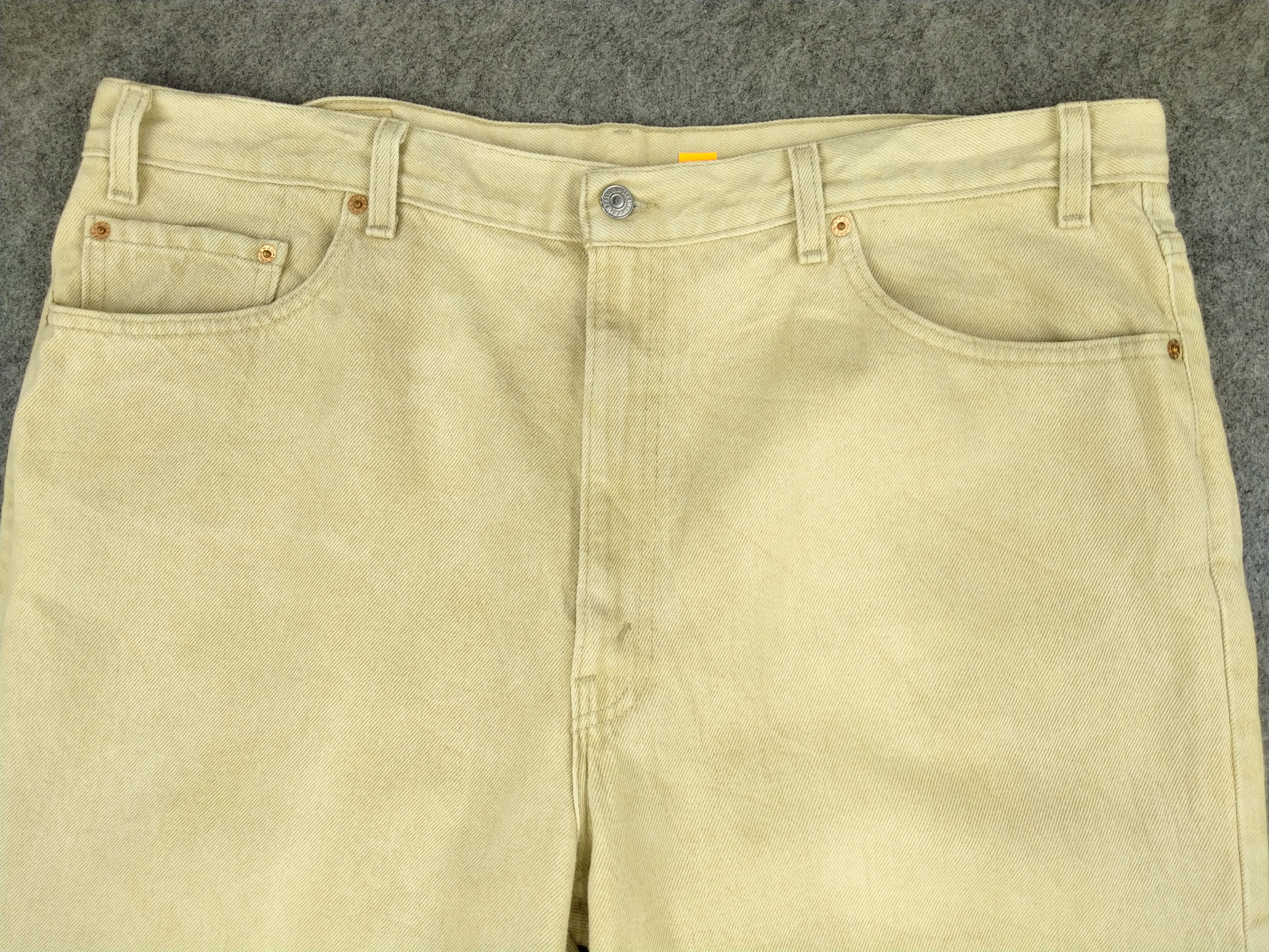Levi's Cream/Khaki Vintage Levi's 550 Denim 42x30 -JN484 Size US 42 / EU 58 - 3 Thumbnail