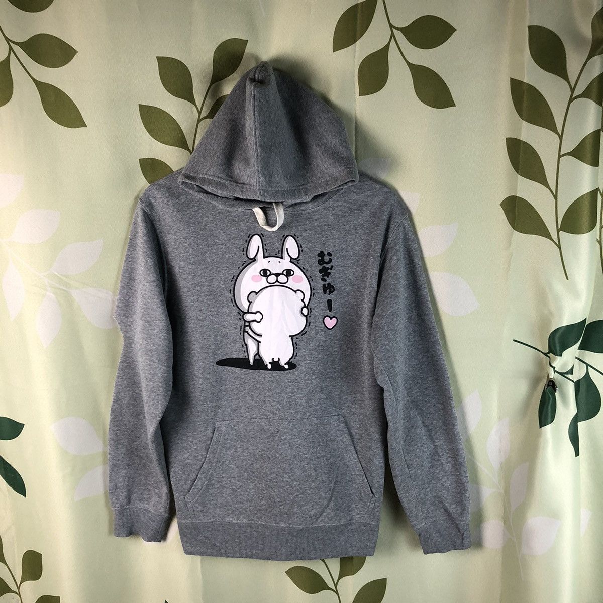 Anime × Japanese Brand Yosistamp anima distress ripped Grey Hoodie #7439 Size US M / EU 48-50 / 2 - 1 Thumbnail