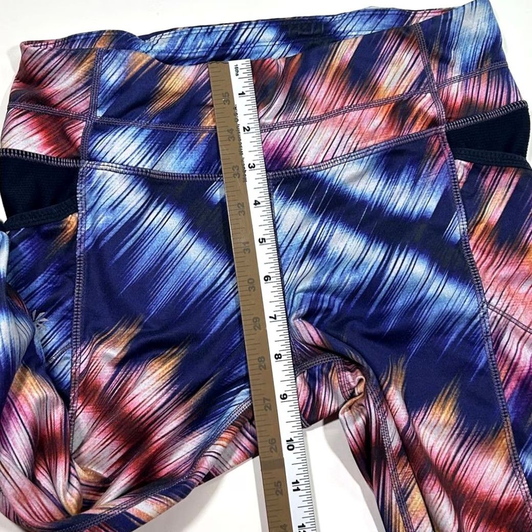 Athleta Athleta Capri Leggings Womens Small Multicolor Tie Dye Athletic Size 28" / US 6 / IT 42 - 7 Thumbnail