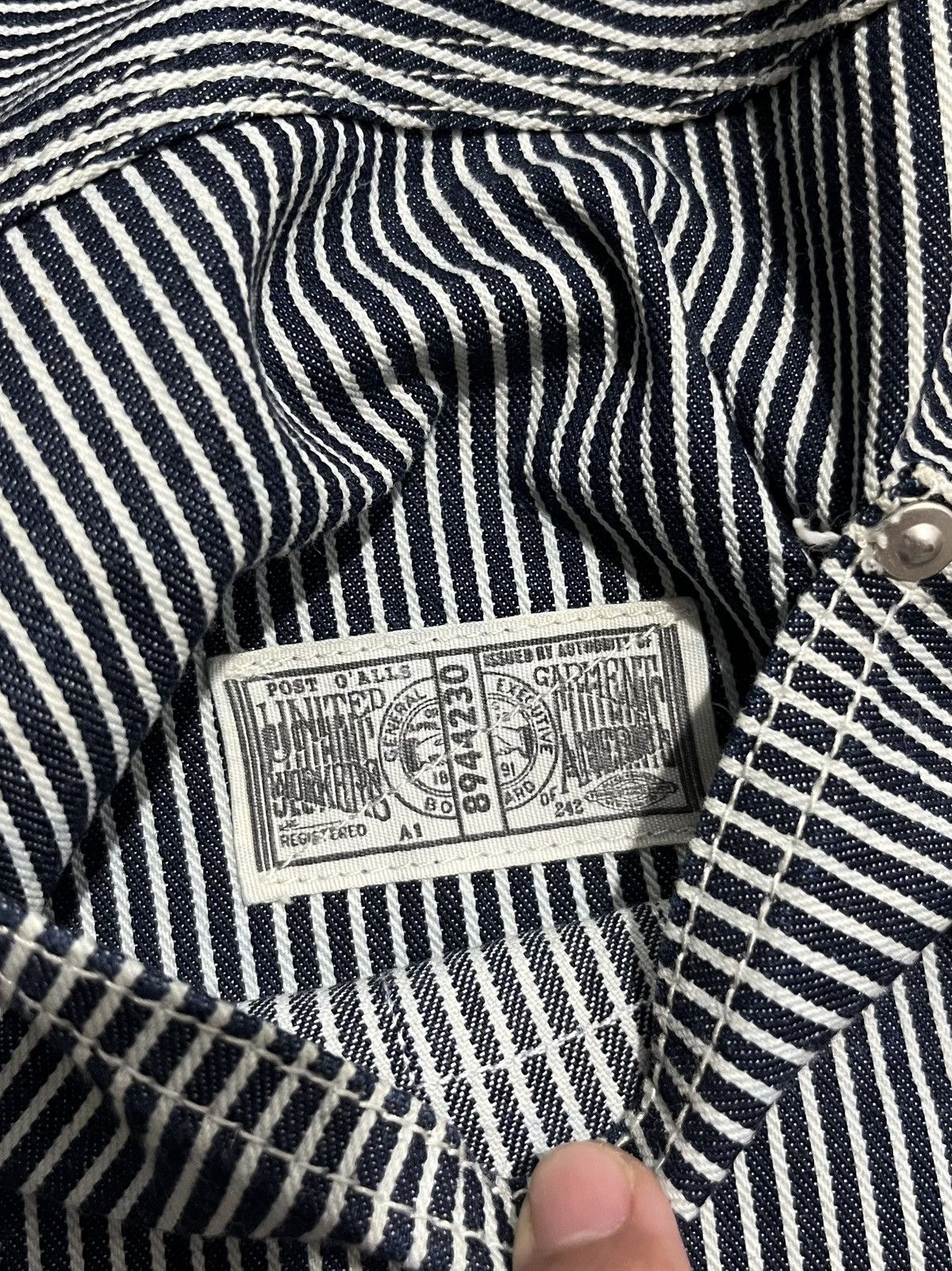 Post Overalls post overall's stripe wabash pants Size US 31 - 8 Thumbnail