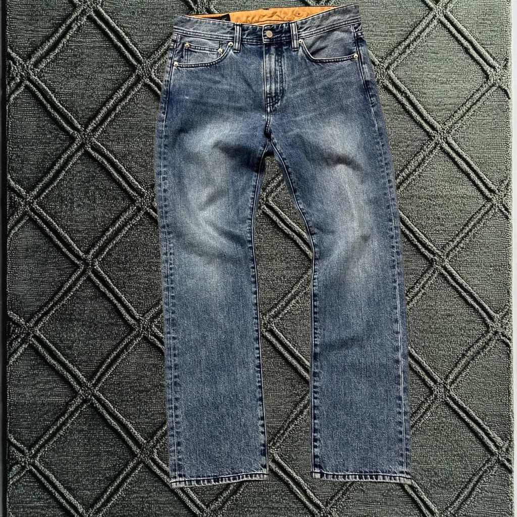 Armani Exchange Jeans Mens 32x32 Straight Blue Mid Rise Hipster Preppy, Men's