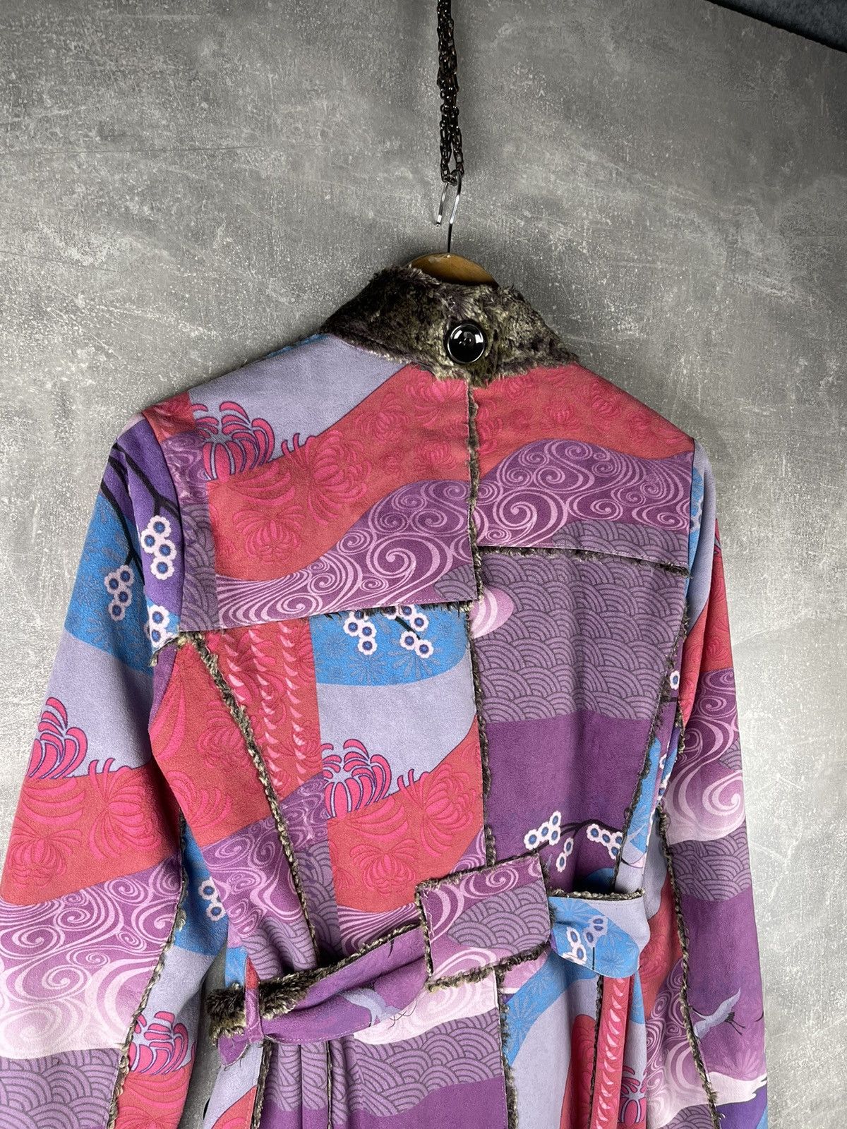 Custo Barcelona Custo Barcelona Vintage Graphic Faux Fur Lined Coat Size M / US 6-8 / IT 42-44 - 13 Thumbnail