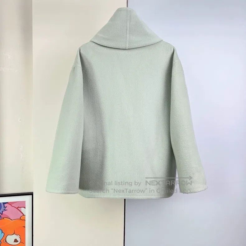 Hermes Hermes Mint Green Cashmere Jacket Size XXS / US 00 / IT 34 - 2 Thumbnail