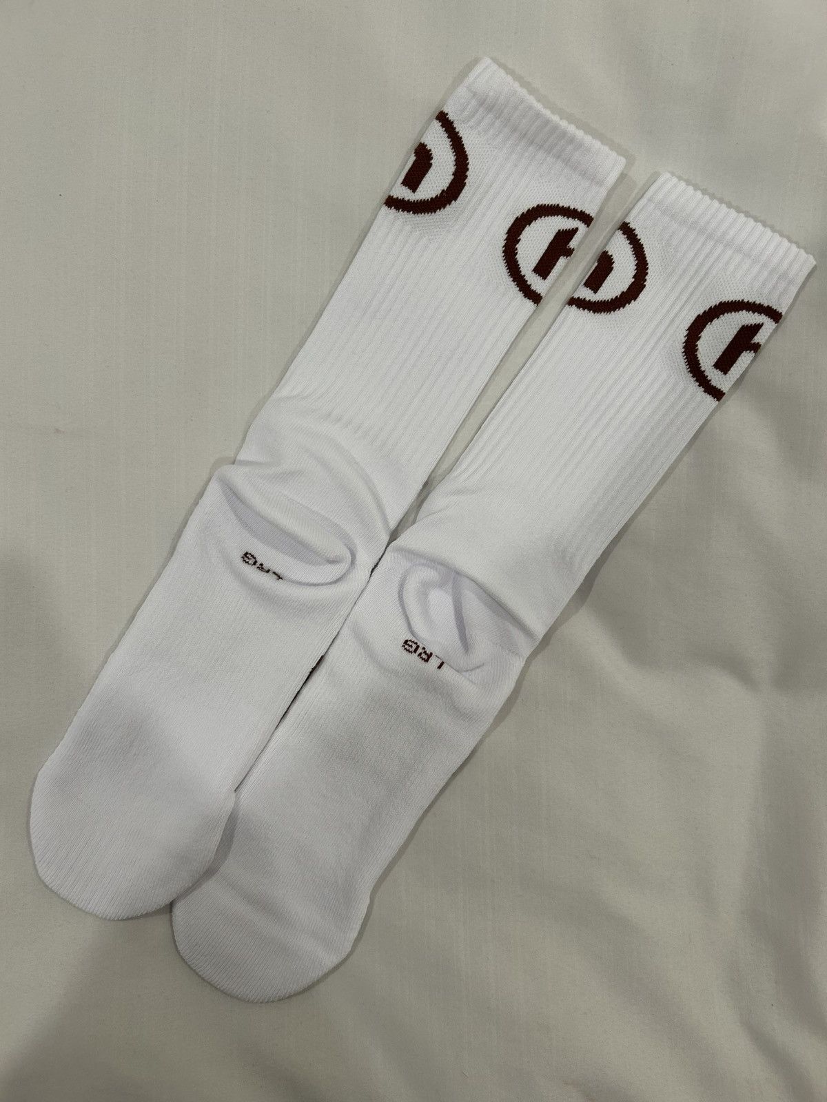 HIDDEN Hidden NY Socks White Brown Size ONE SIZE - 4 Thumbnail