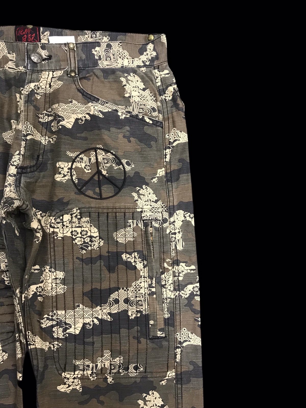 Japanese Brand 💥ARCHIVAL💥GEMSTONE Japan Tctical Multipocket Camo Pant F94 Size US 31 - 3 Thumbnail