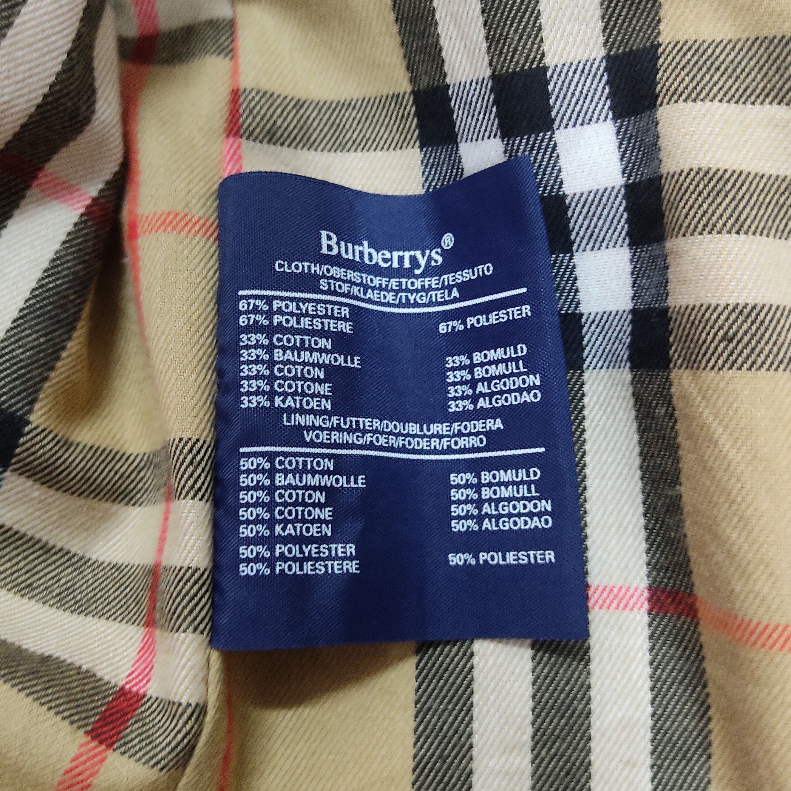 Burberry Vintage Classic Burberrys' Nova Check Lining Trench Coat Size US M / EU 48-50 / 2 - 8 Thumbnail
